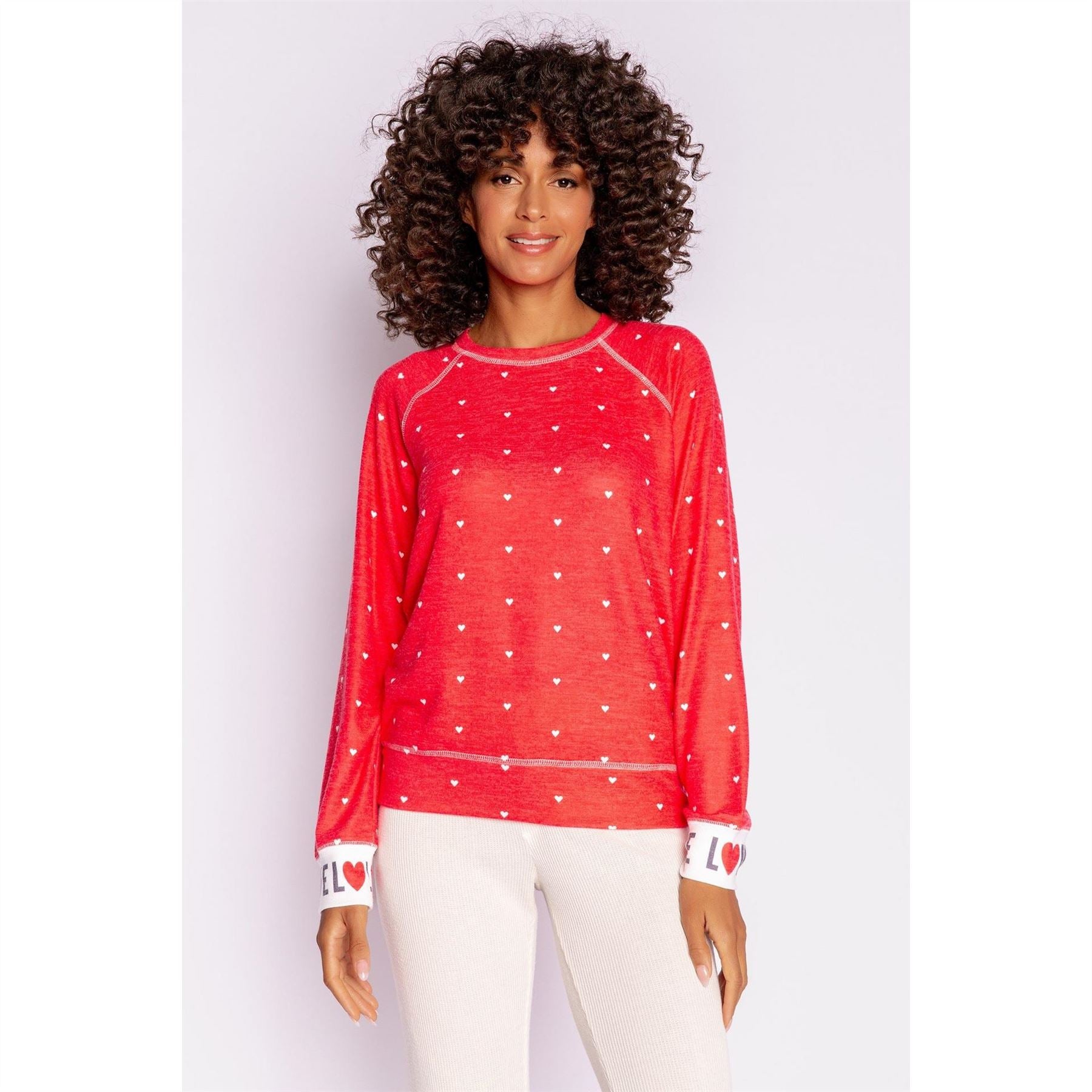PJ Salvage Salvage Red Loved Shirt