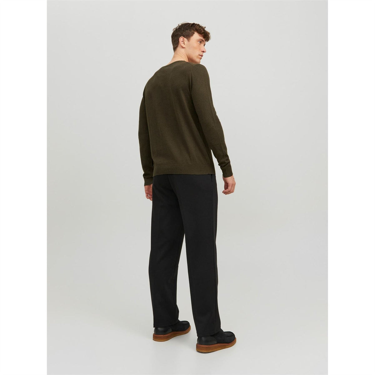Jack and Jones Regular Fit Crew Neck Knitted Sweatshirt