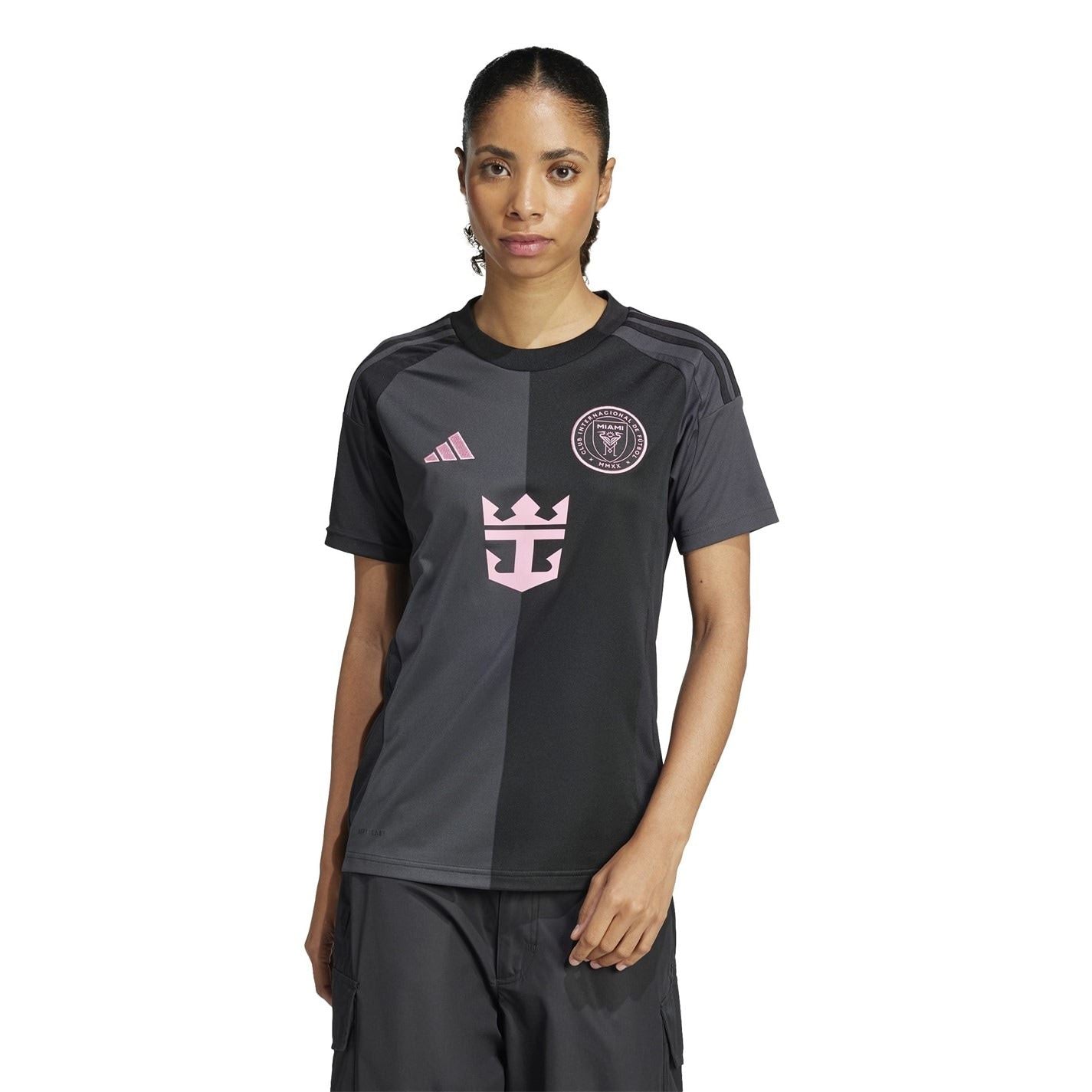 adidas Womens Inter Miami Away Messi Shirt 2025 2026