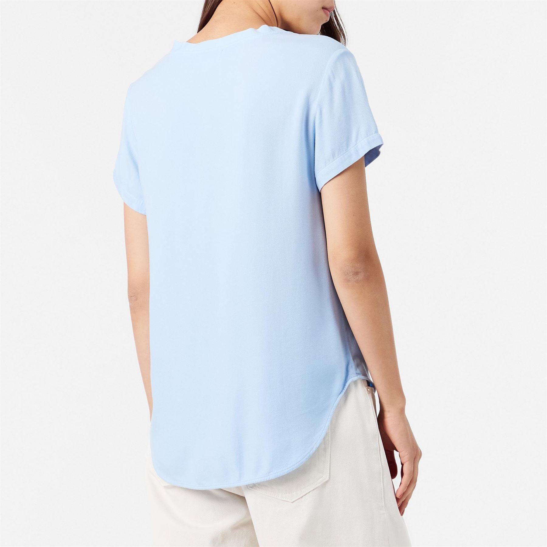 Bella Dahl V-Neck Regular Fit Short Sleeve T-Shirt