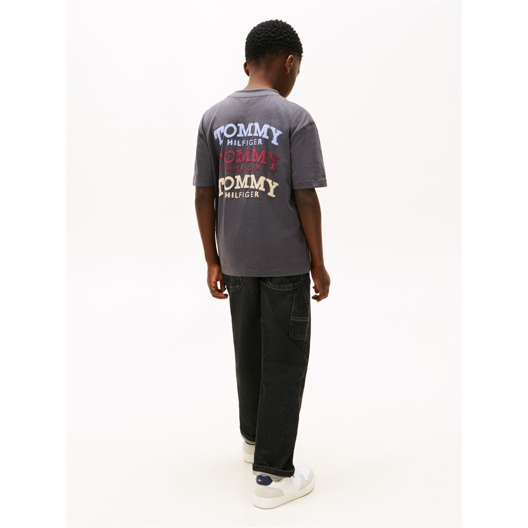 Tommy Hilfiger Printed Logo Crew Neck Short Sleeve Jersey T-Shirt