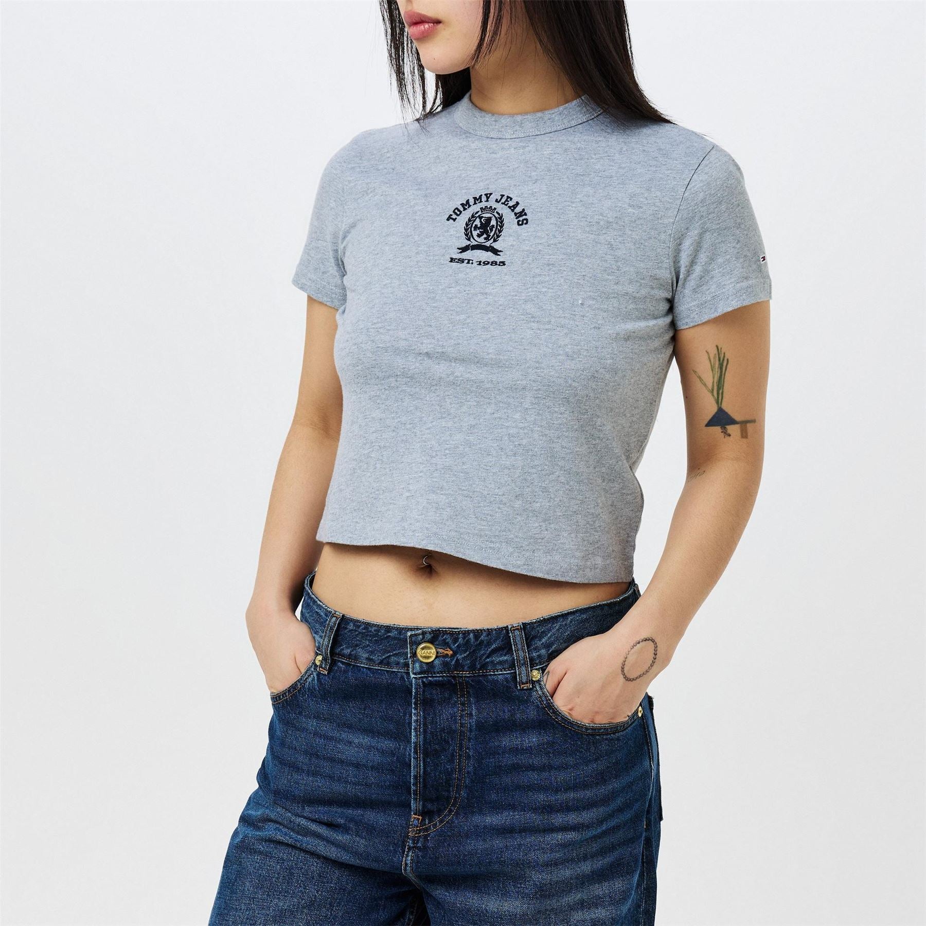 Tommy Jeans Varsity Regular Fit Cropped T-Shirt
