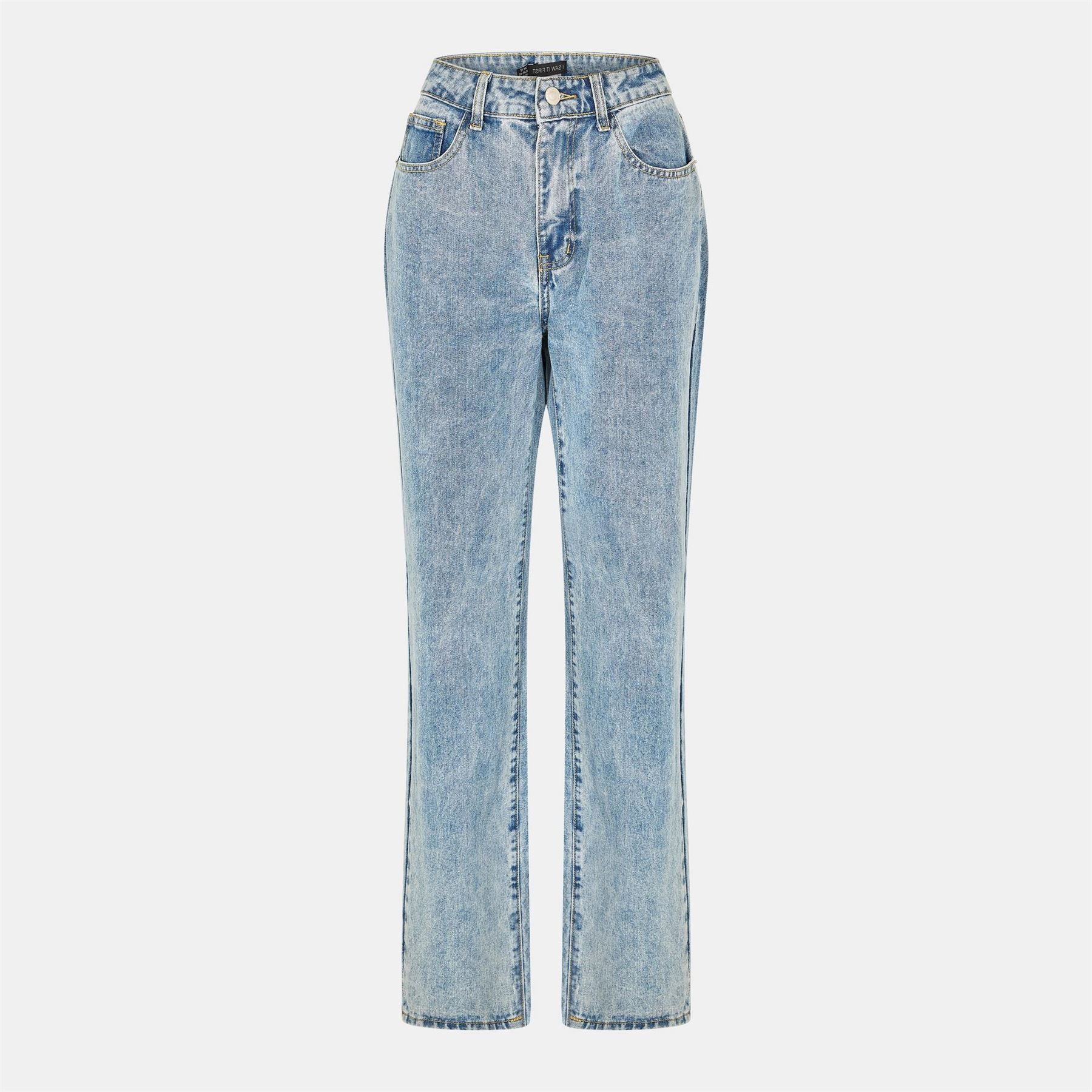 I Saw It First Detail Wide Leg Jeans