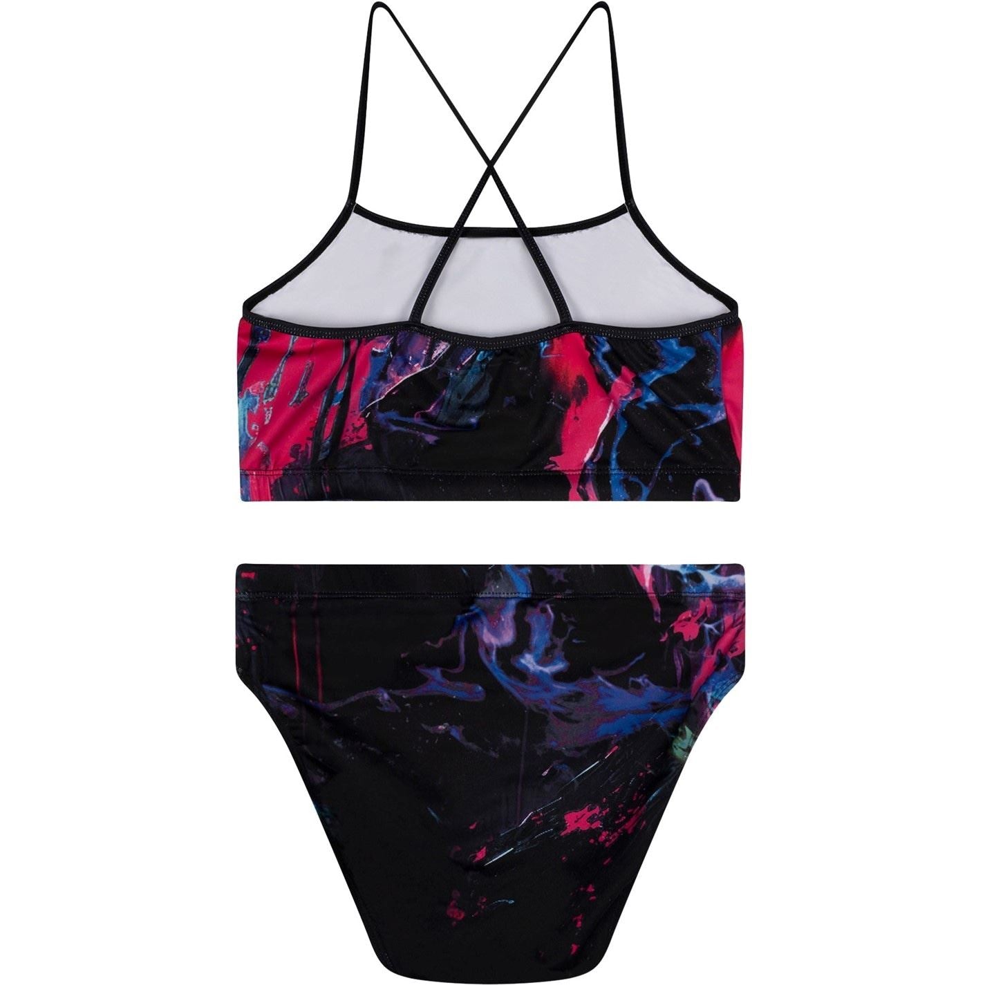Hype Smudge Graphic Print Bikini