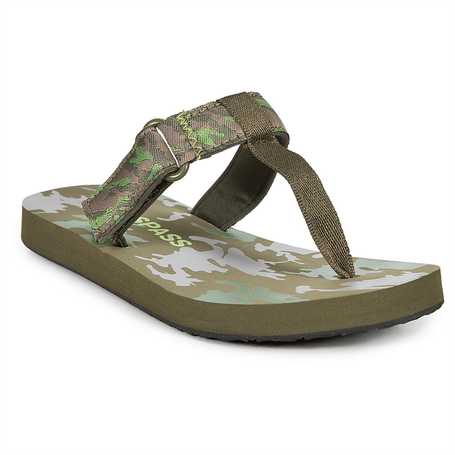 Trespass Camo Thong Flatform Flip Flops