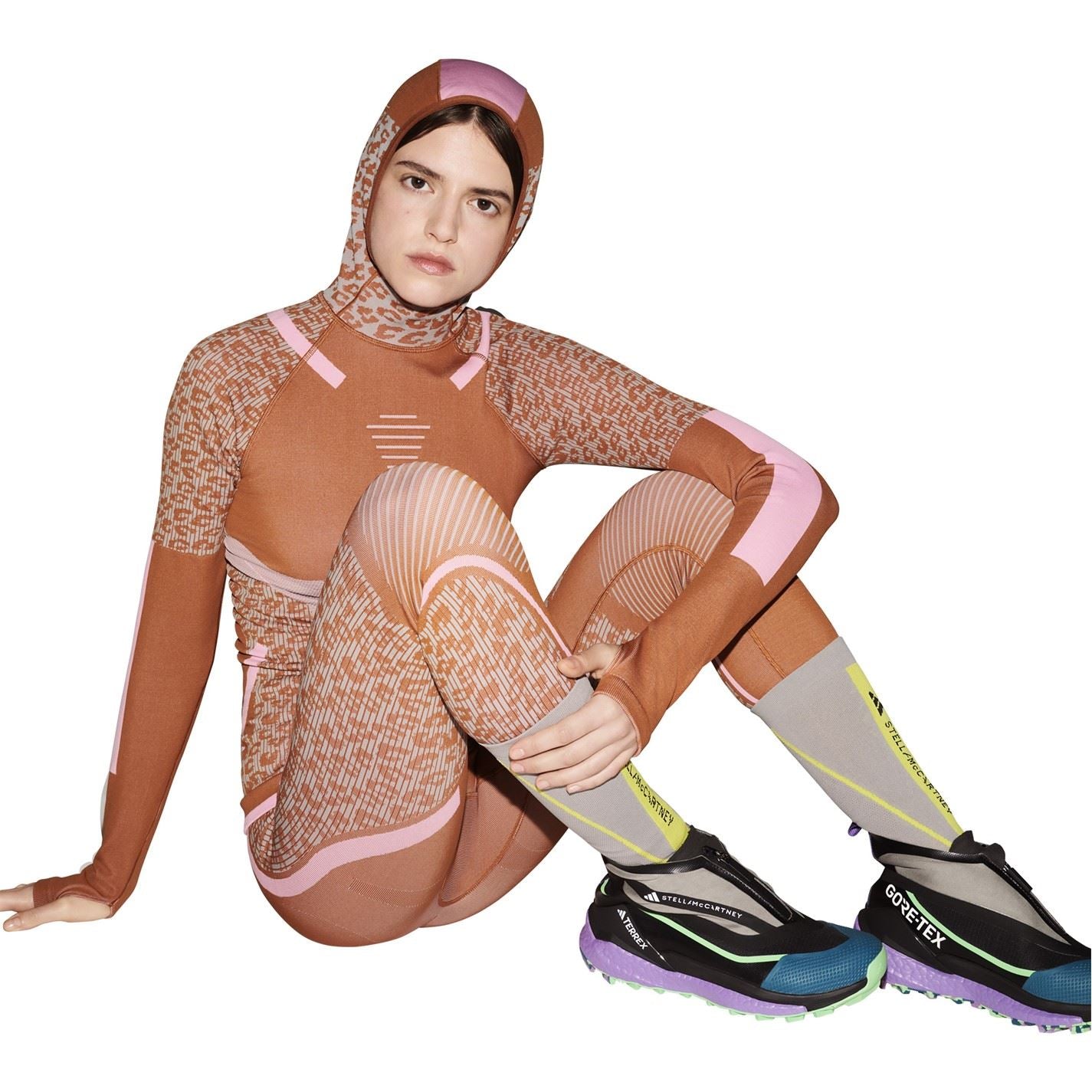 adidas Geometric Patterned Shapewear Leggings