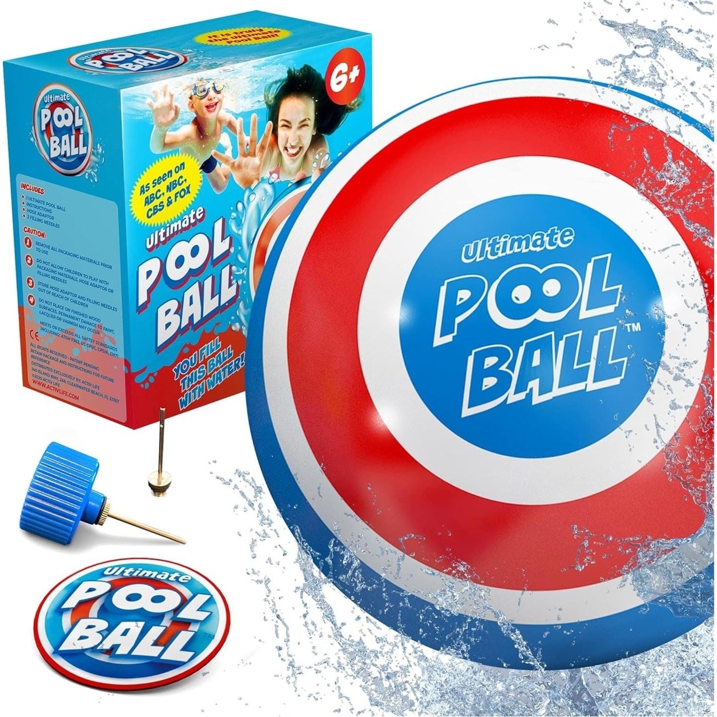 Activ Life Adults Pool Ball Swimming Toys