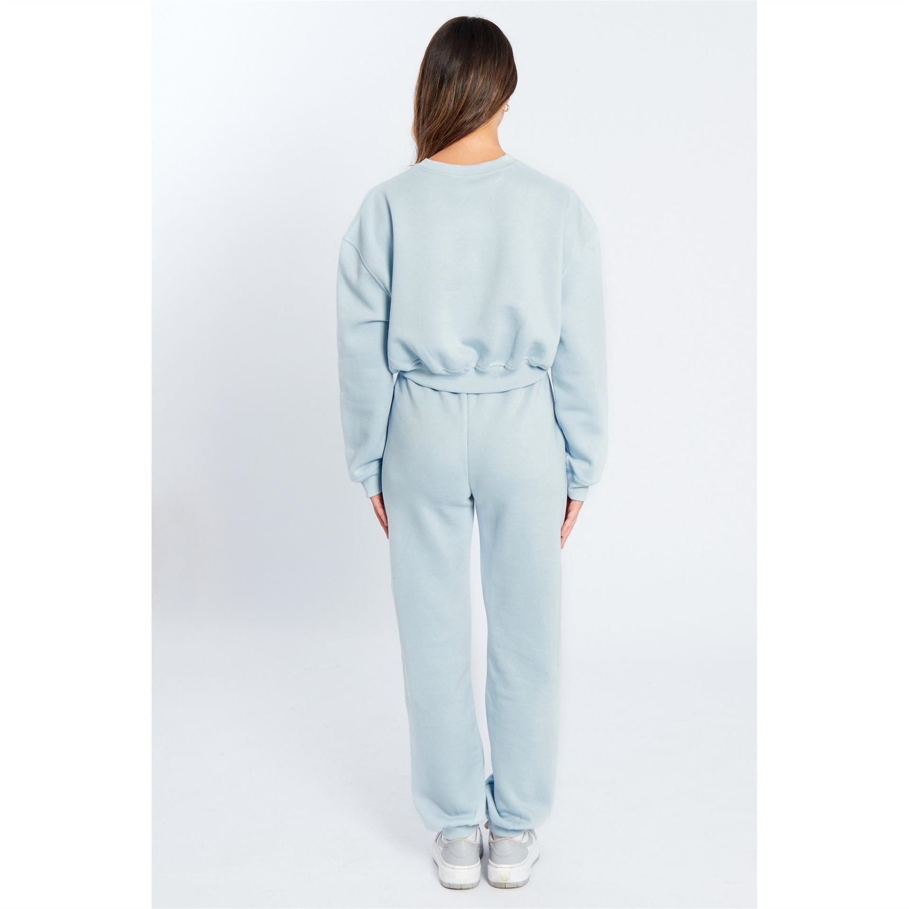 Be You Cropped Crew Neck Relaxed Fit Sweatshirt