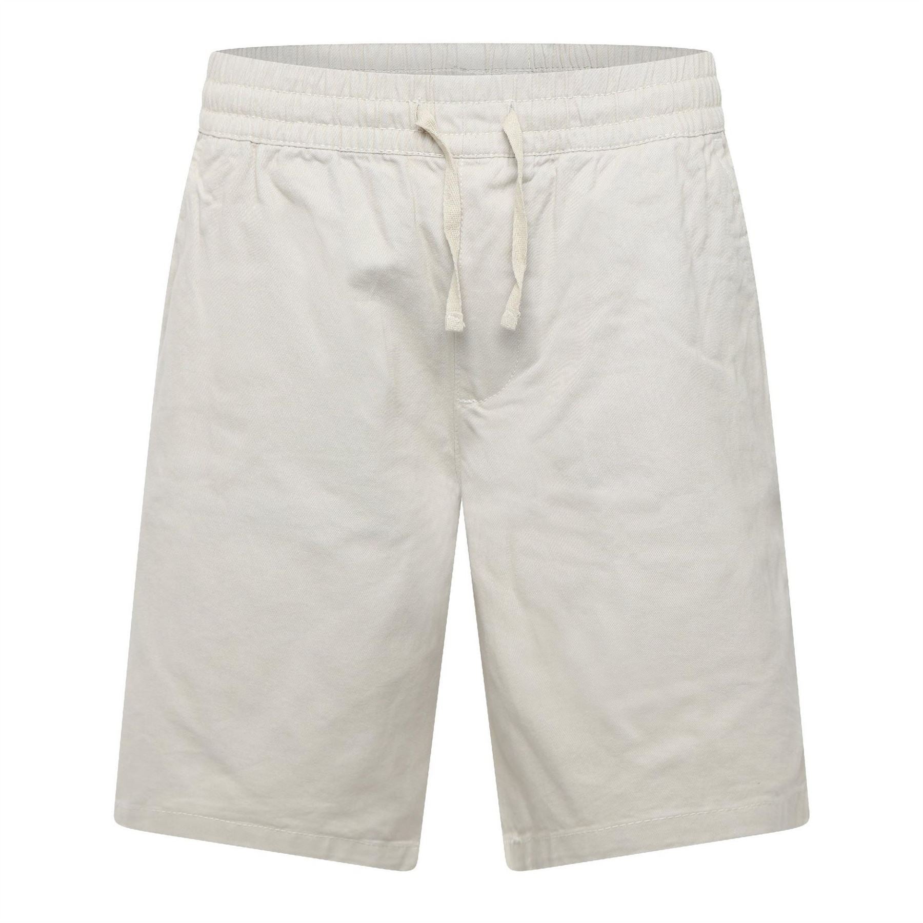 Crosshatch Blansmoore Solid Bermuda Shorts with Elasticated Waistband