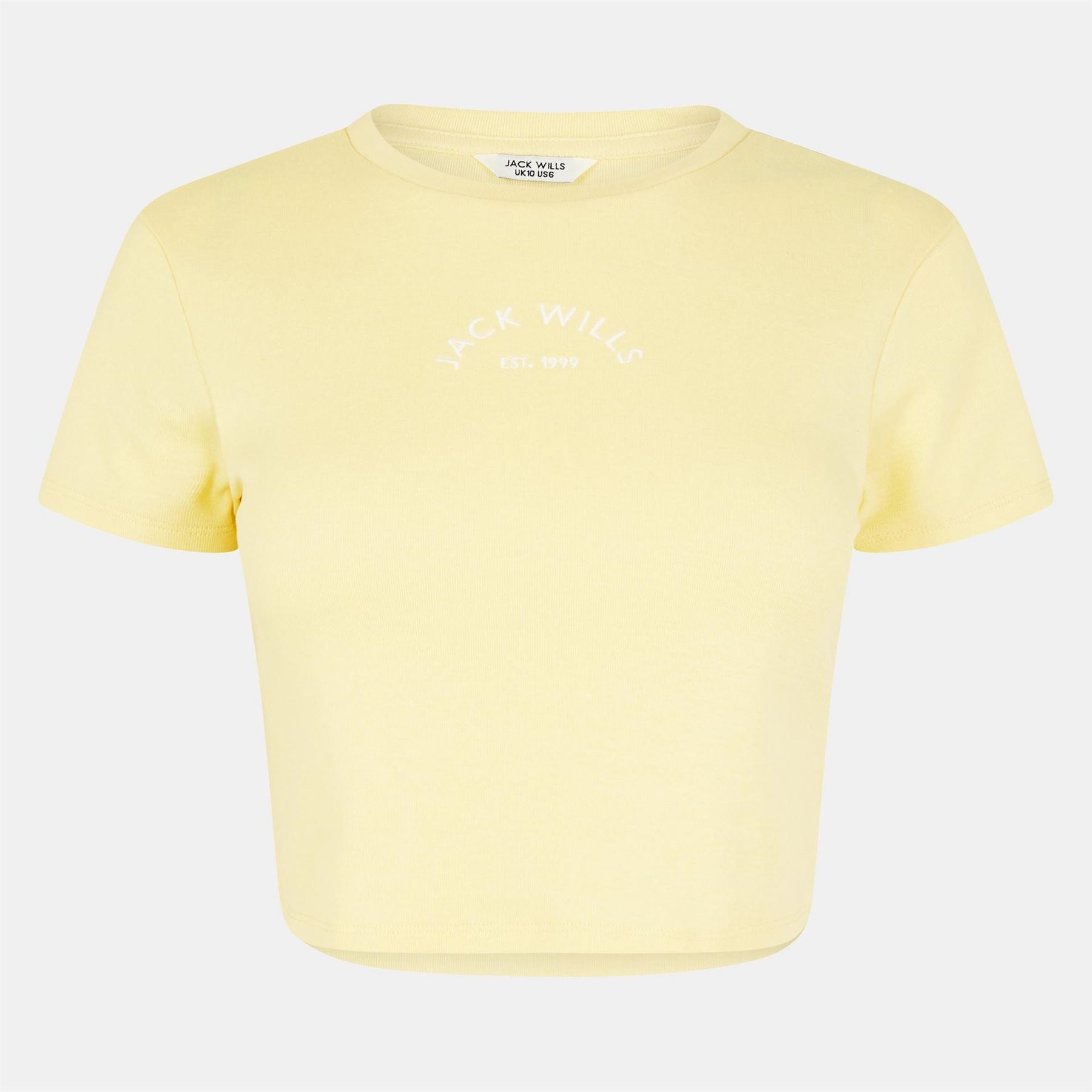 Jack Wills Cropped Baby Tee Ladies