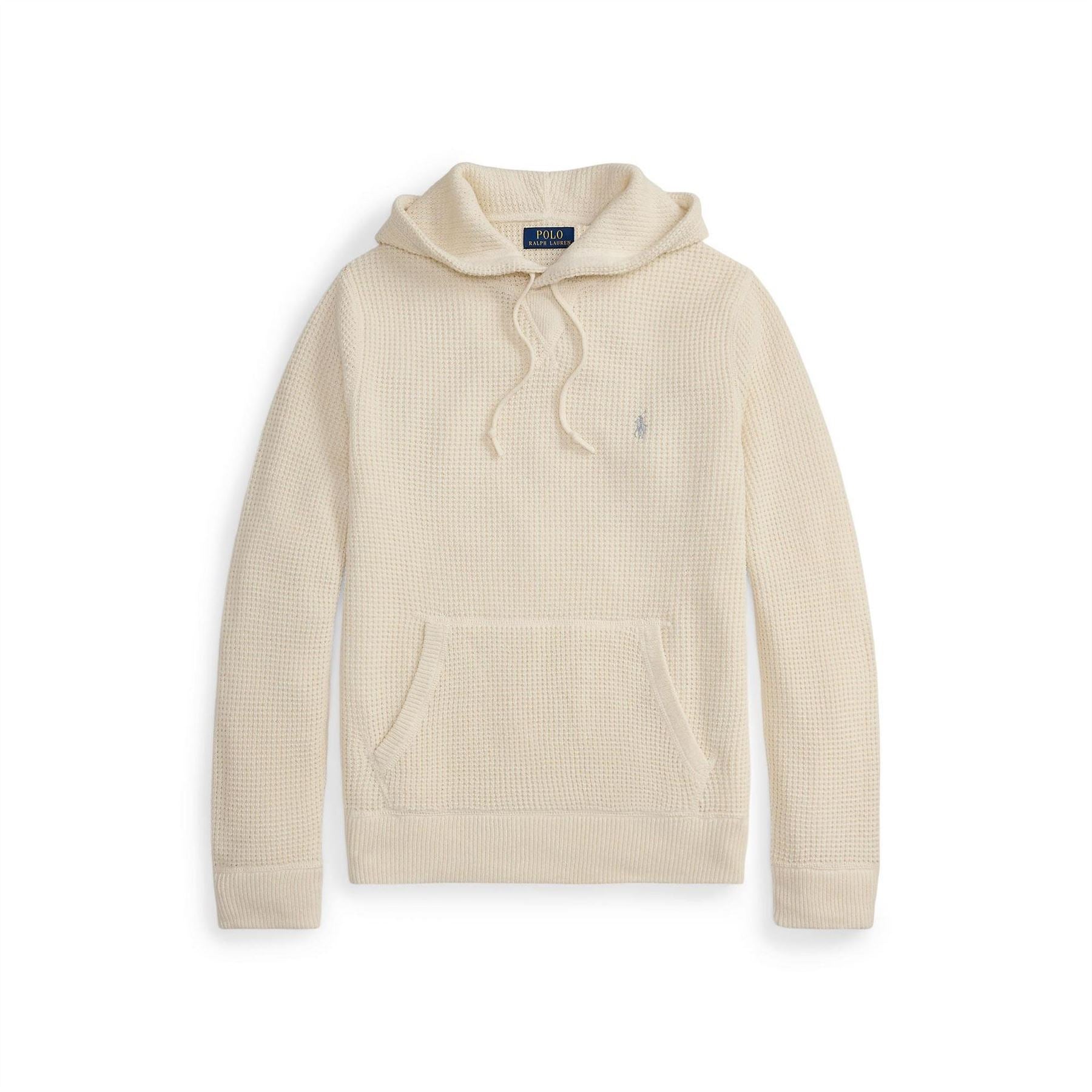 Polo Ralph Lauren Overhead Cotton Wool Knitted Hoodie