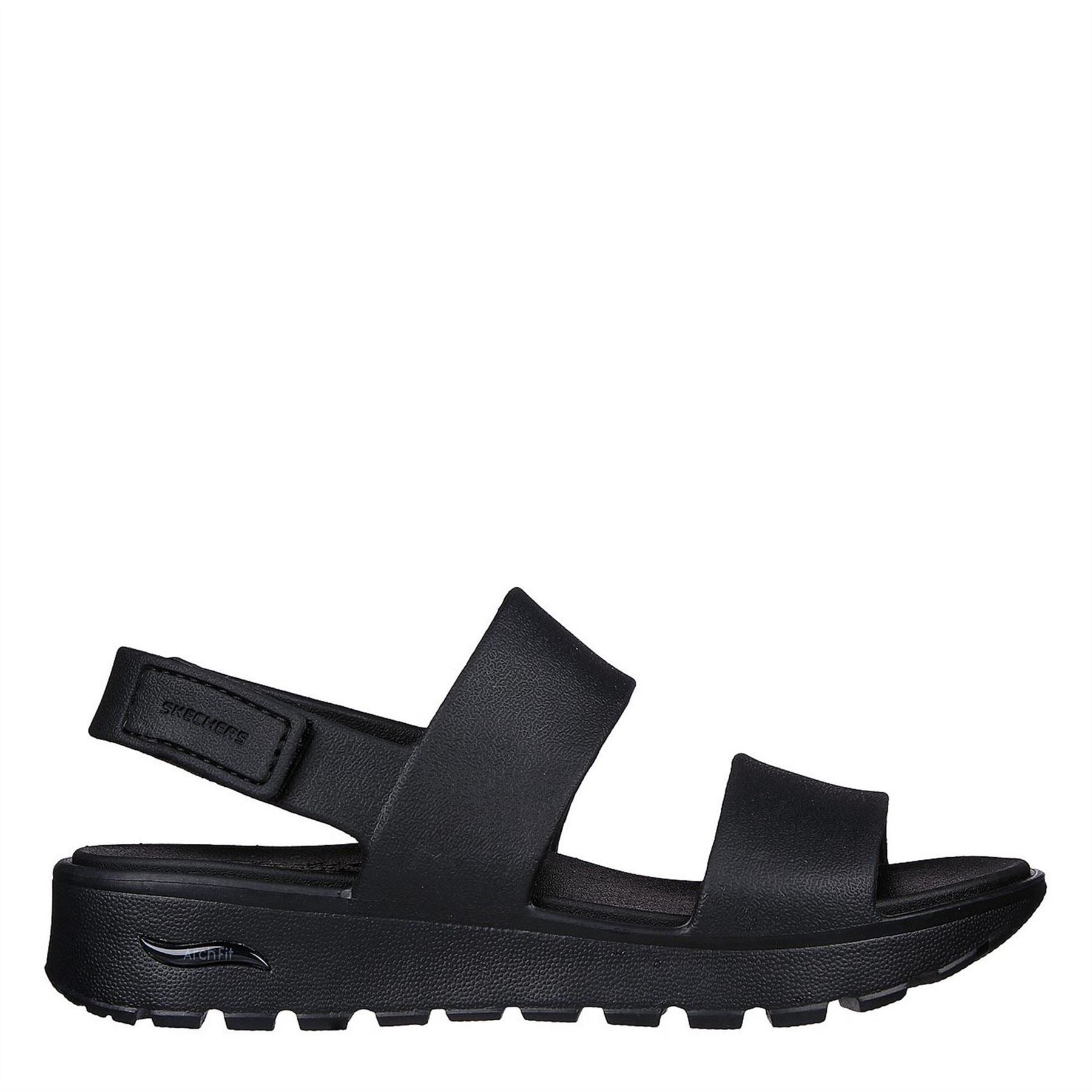 Skechers Womens Arch Fit Footsteps Heeled Sandals