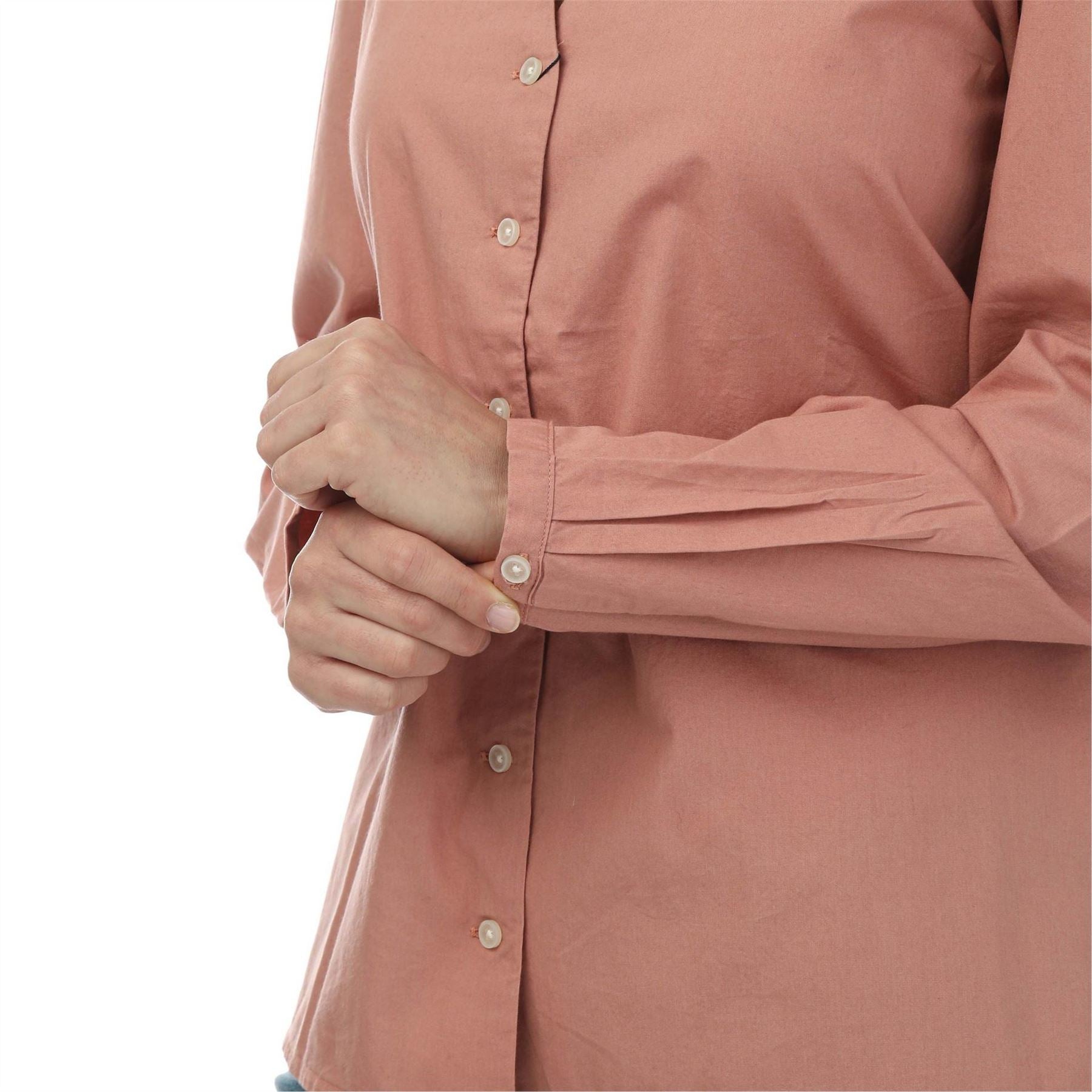 DOCKERS V Neck Long Sleeve Regular Fit Blouse