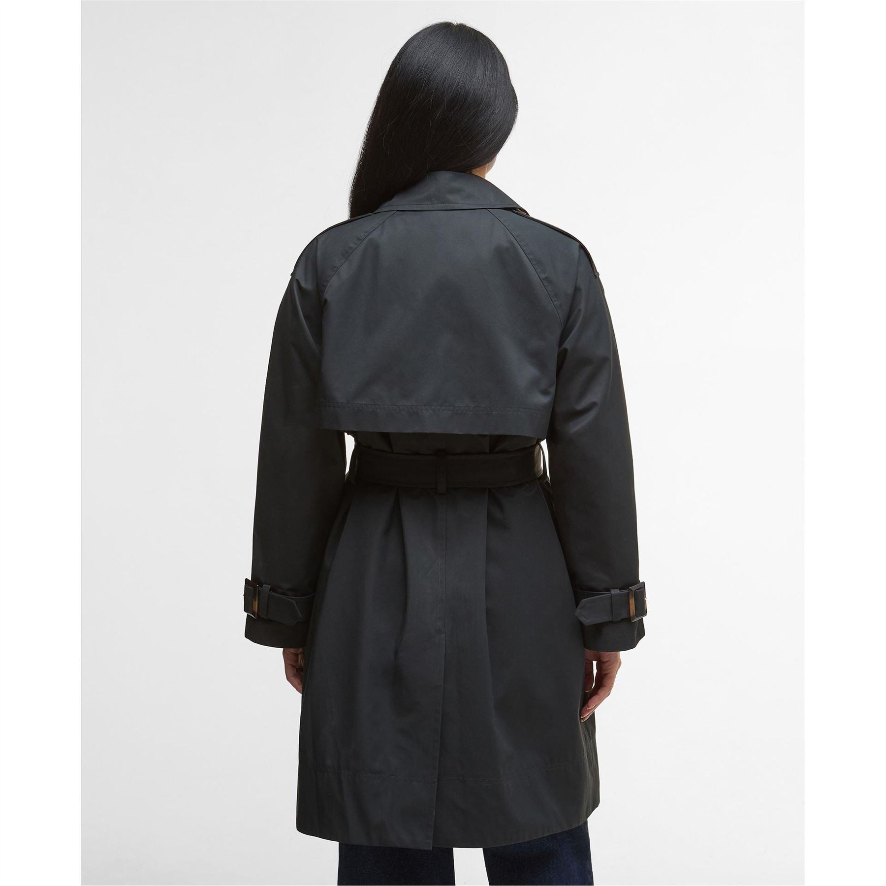 Barbour Maia Showerproof Cotton Long Sleeve Trench Coat