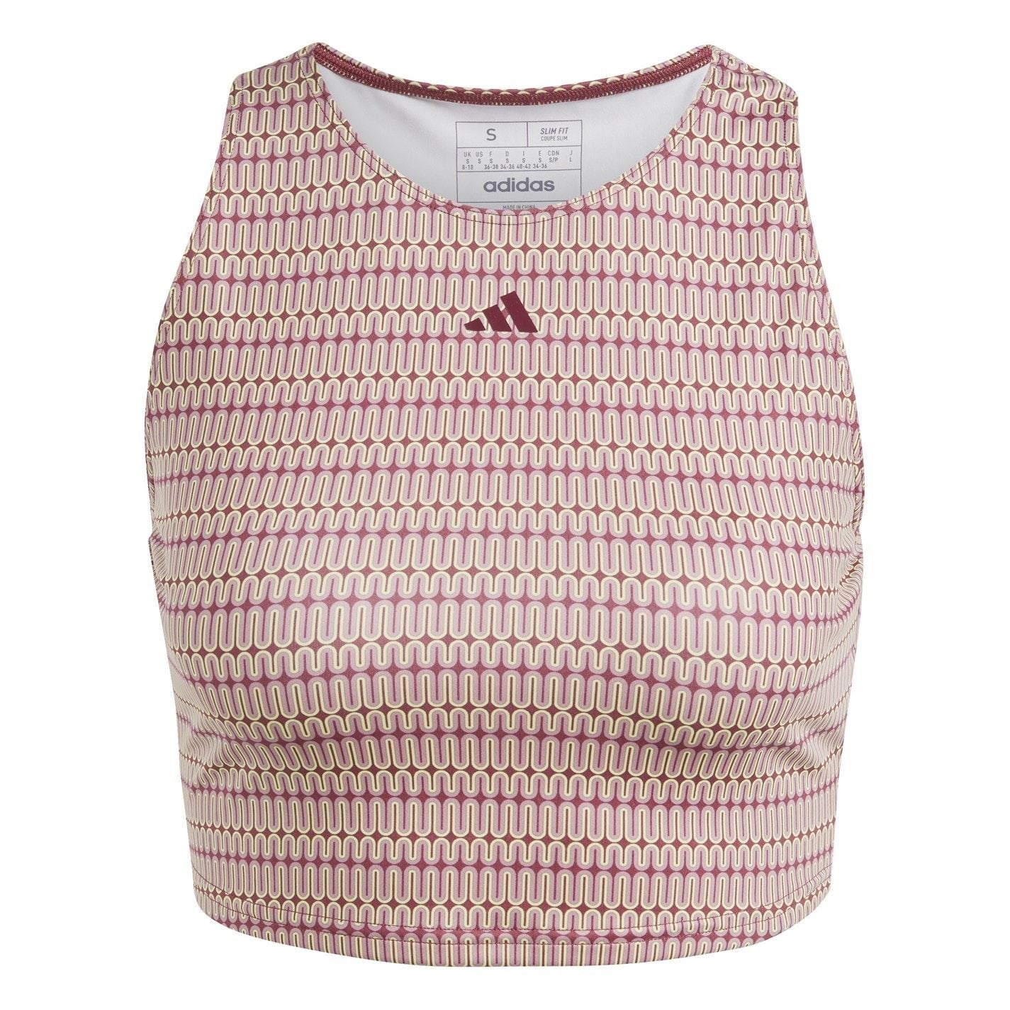 adidas Slim Fit Crew Neck Sleeveless Muscle Tank