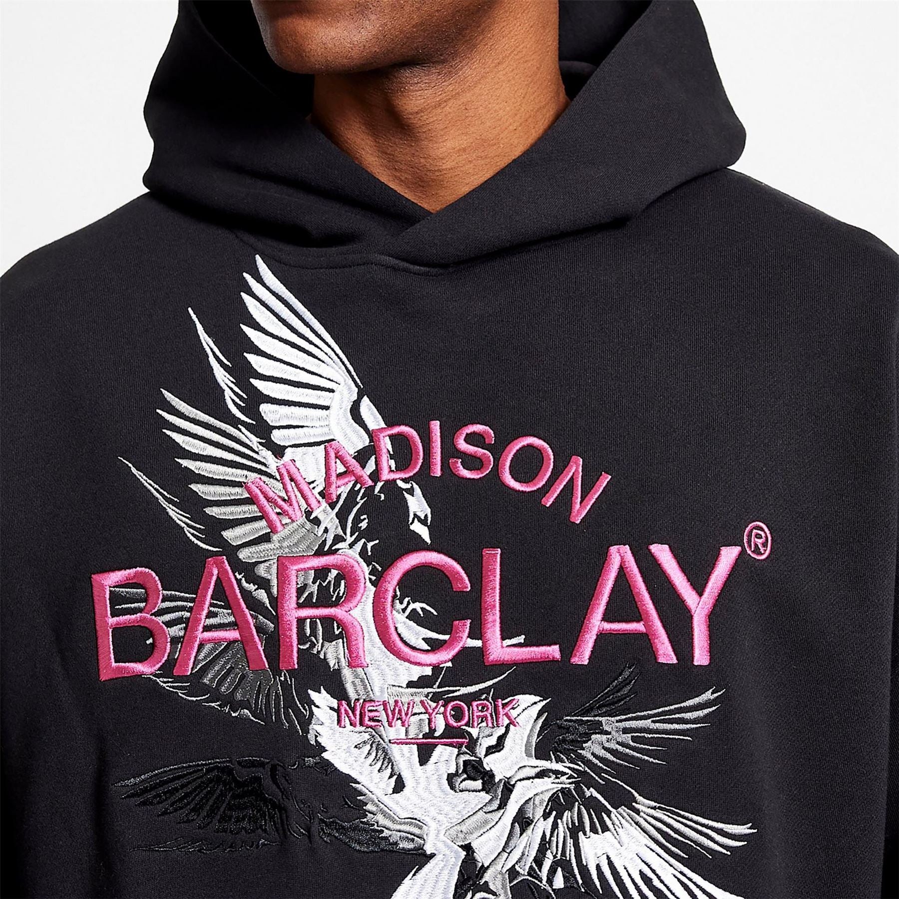 Madison Barclay Swallows Hooded Relaxed Fit Sweatshirt