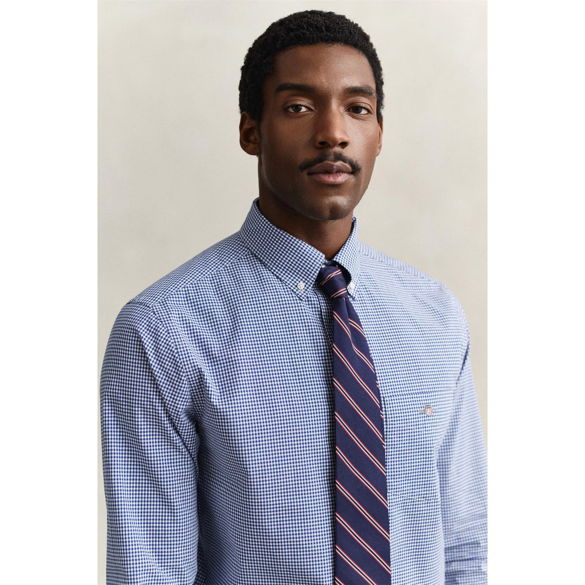 Gant Gingham Long Sleeve Button Down Collar Shirt