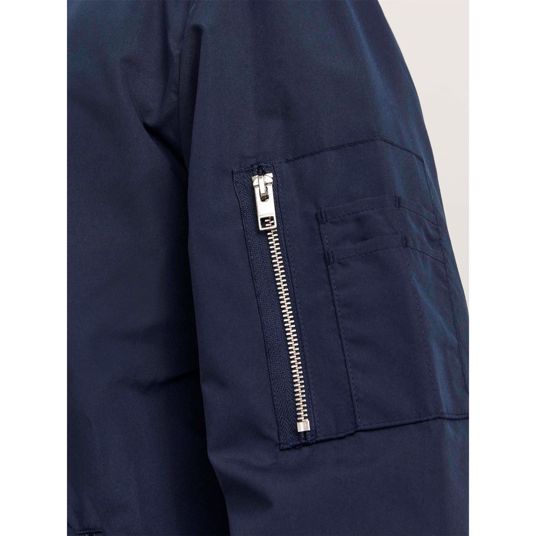 Jack and Jones Rush Plus Size Long Sleeve Bomber Jacket