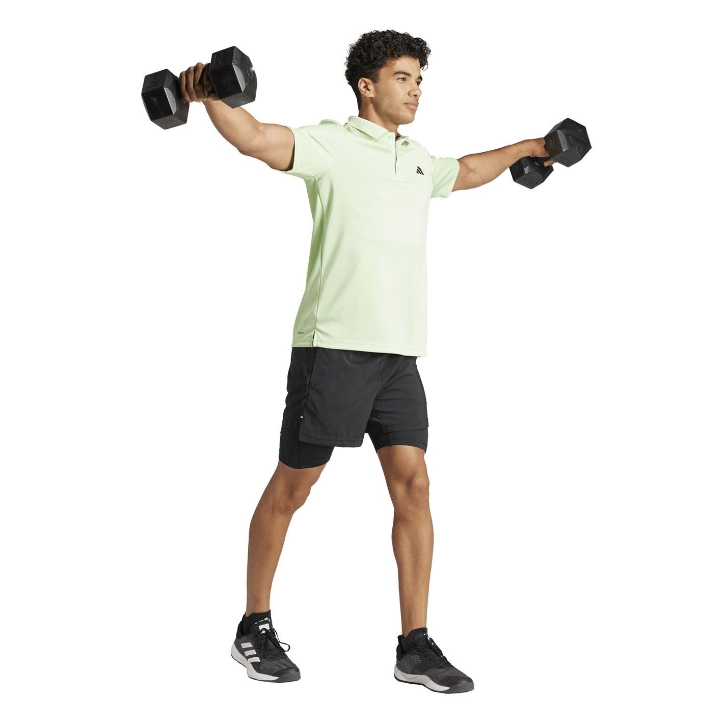 adidas Mens Gym+ Wv 2in1 S Tracksuit Shorts