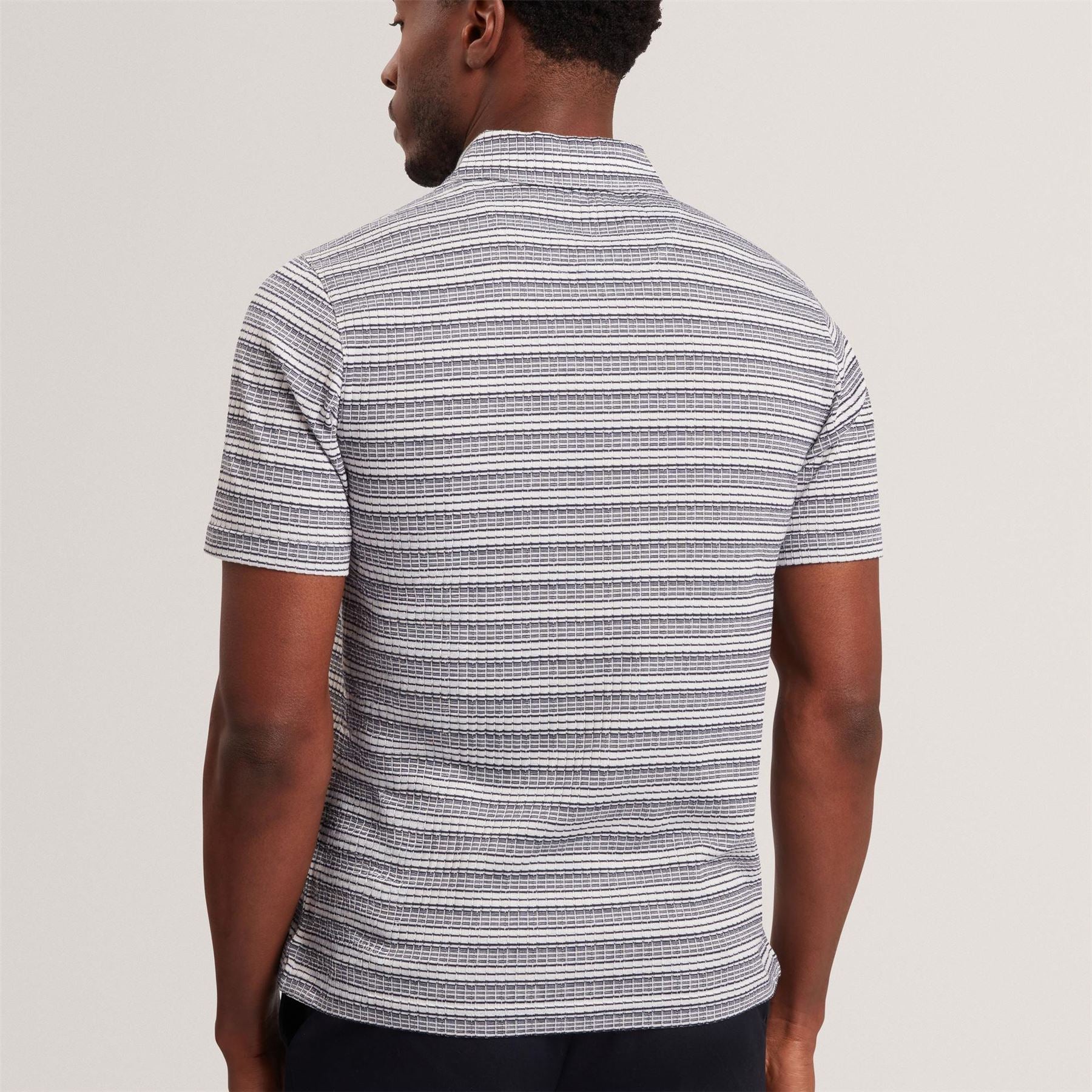 Ted Baker Ss Striped Polo Sn62