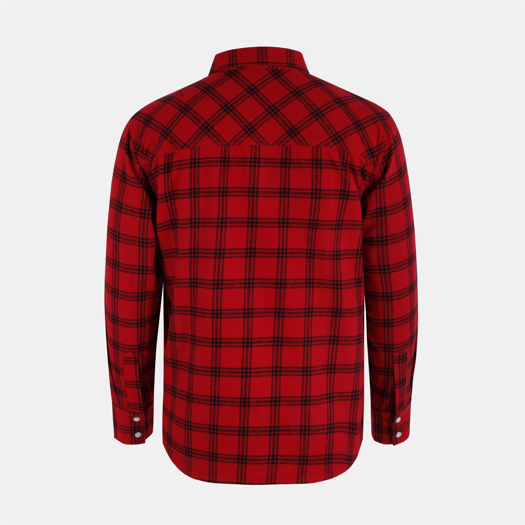 Lee Cooper Collared Neck Long Sleeve Check Shirt