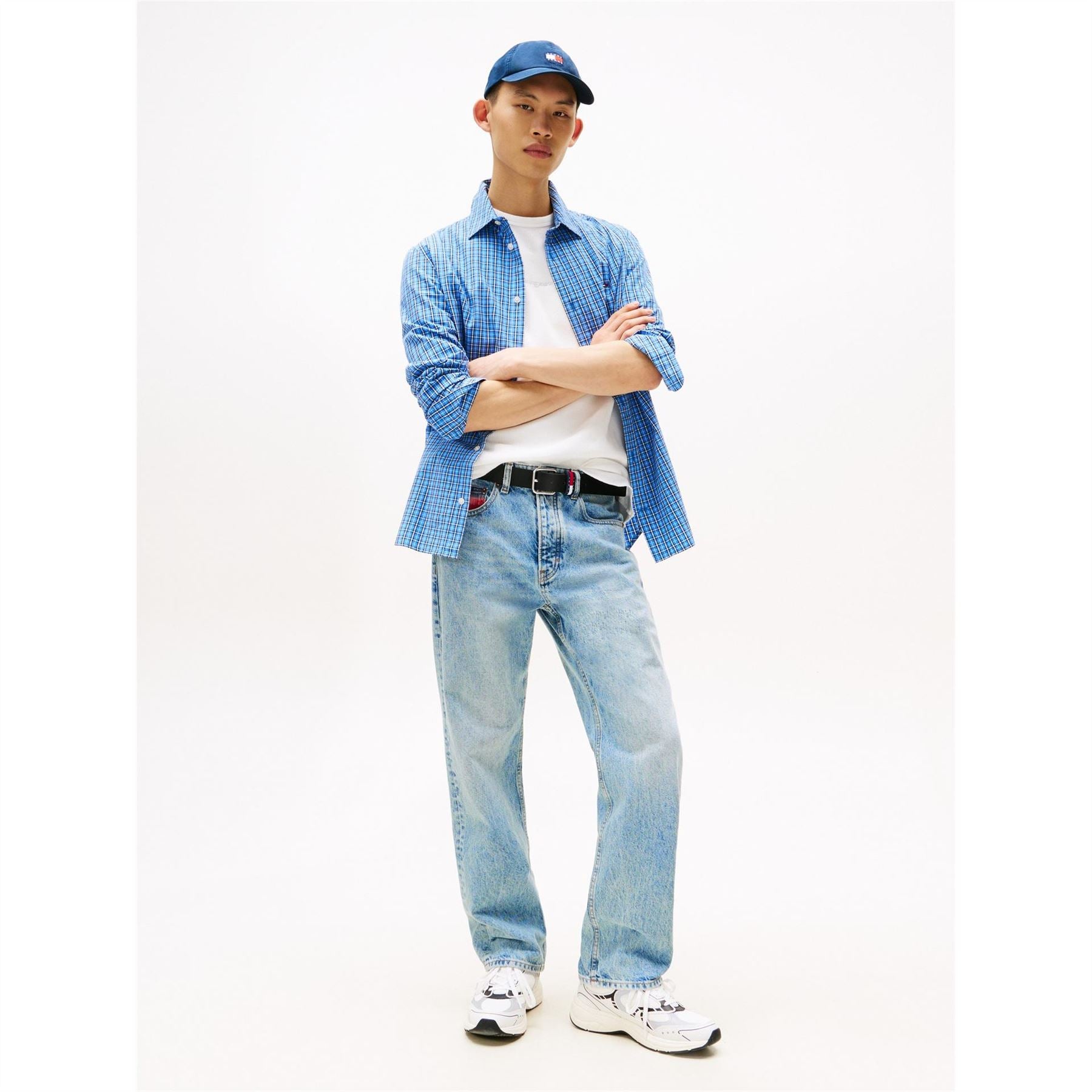 Tommy Jeans Otis Flag Wide Leg Relaxed Fit Jeans