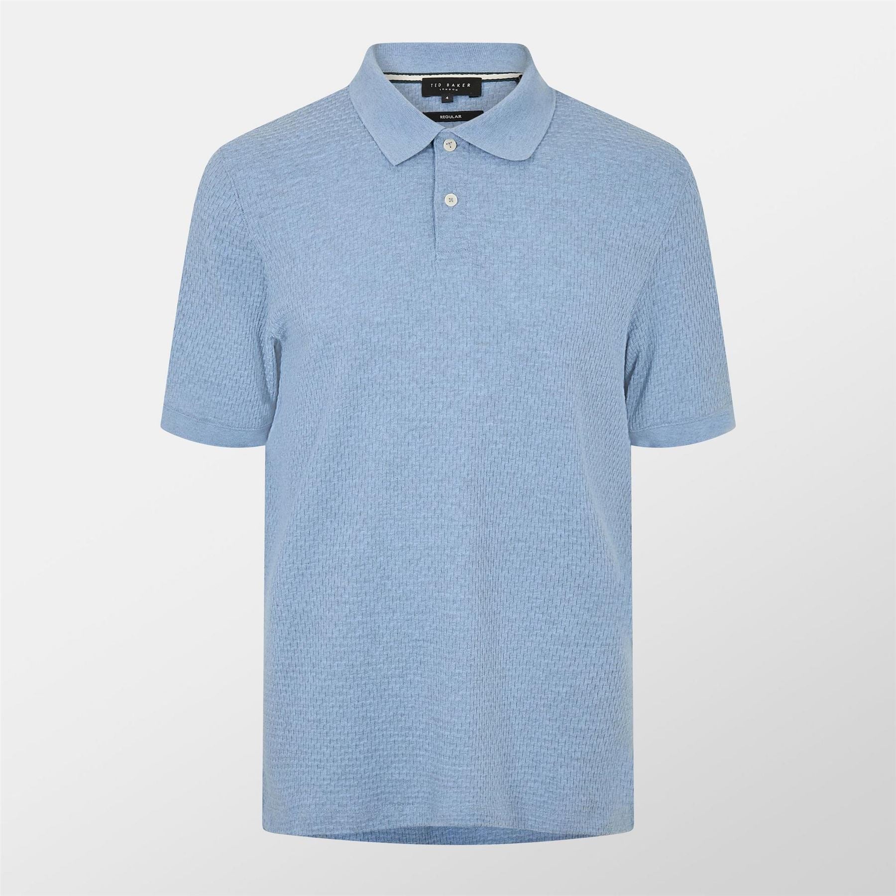 Ted Baker Redman Text Short Sleeve Polo Shirt