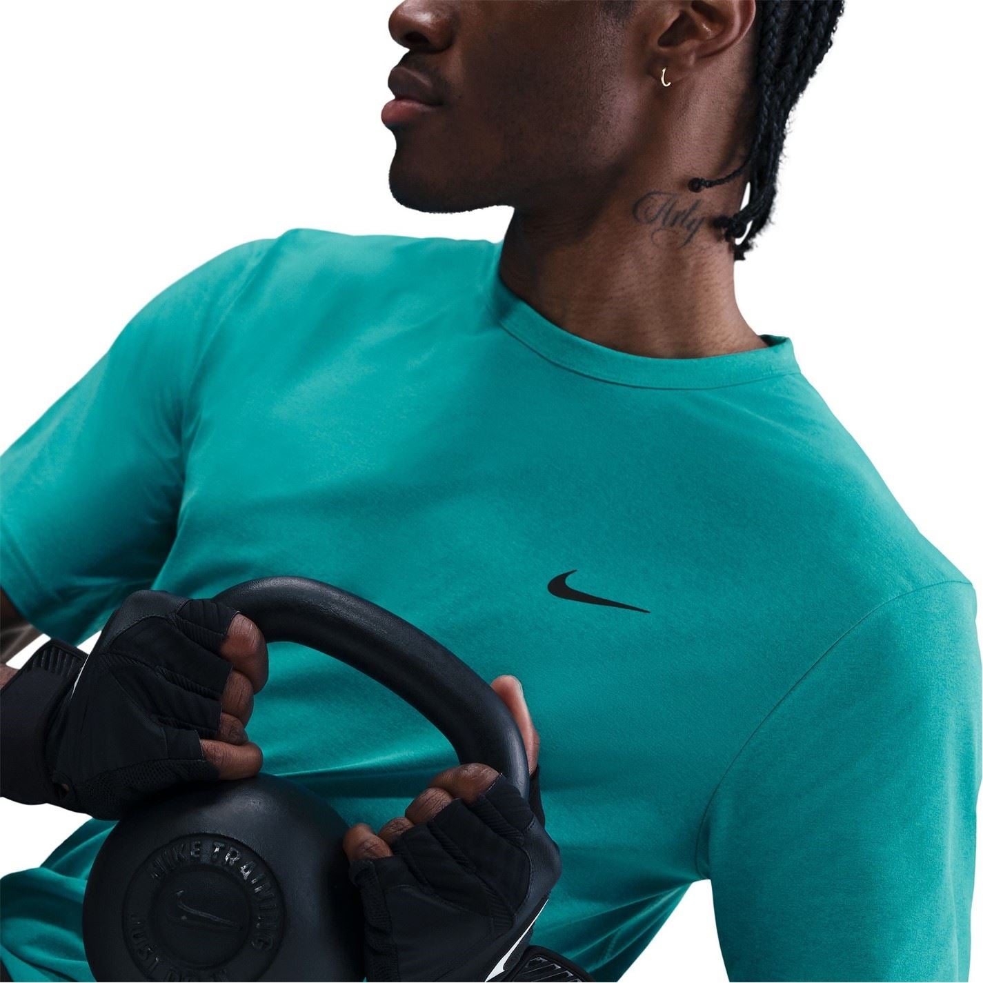 Nike Mens Dri Fit Uv Hyverse Short Sleeve Fitness Top