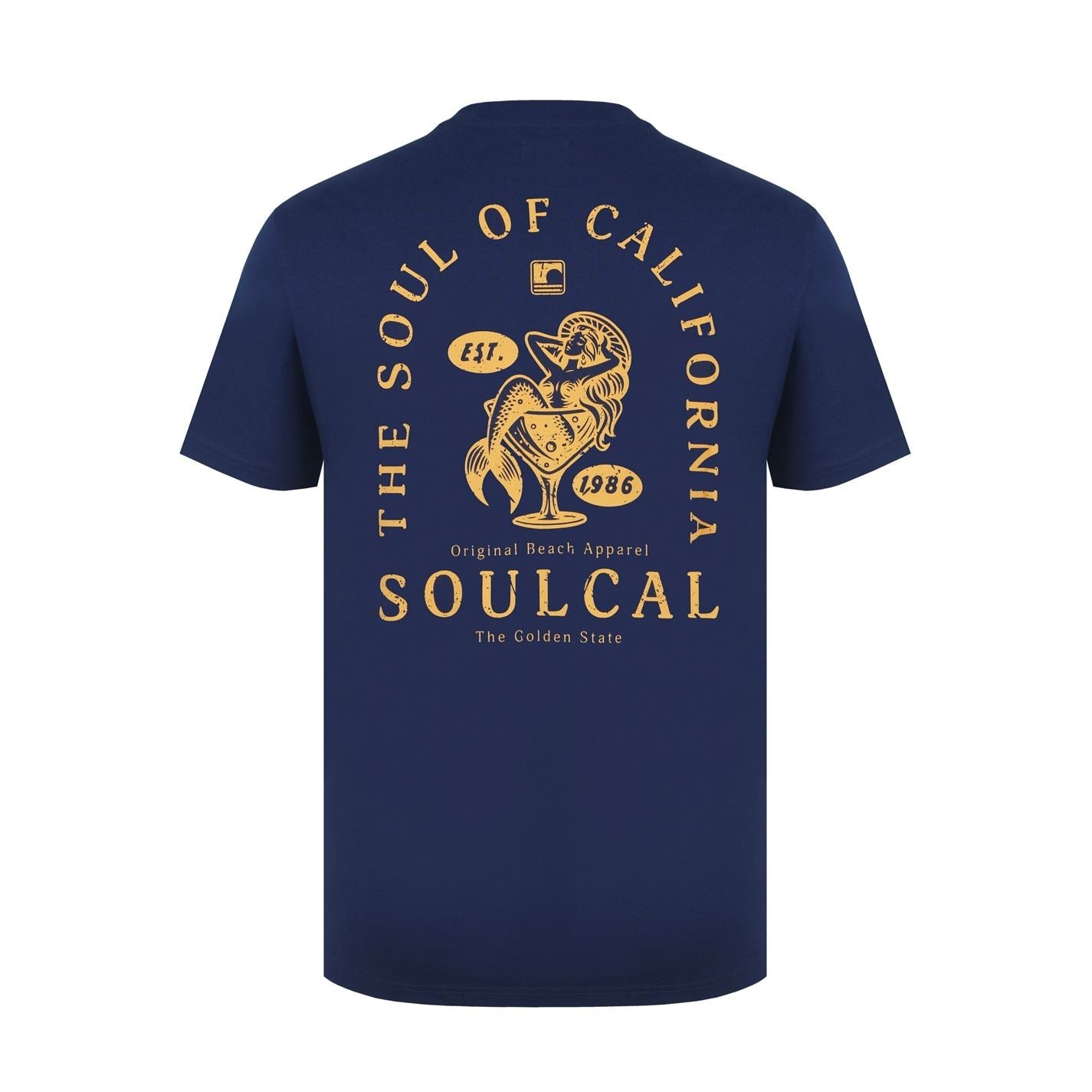 SoulCal Regular Fit Geographic Print Crew Neck T-Shirt