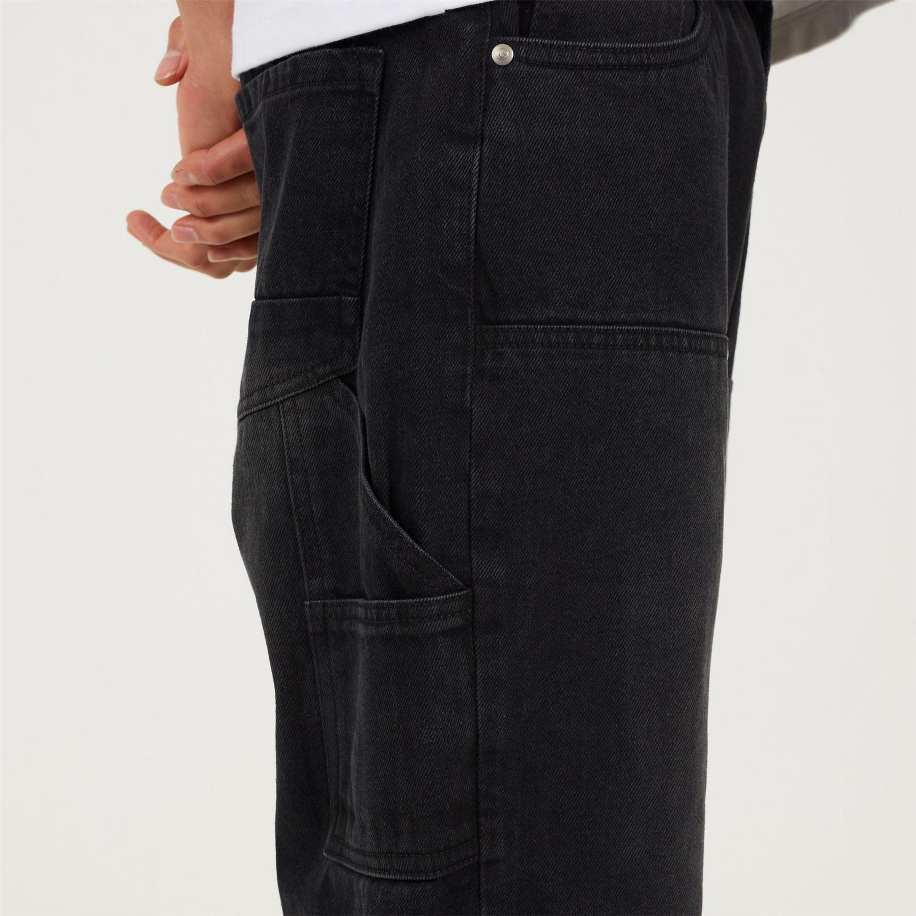 Brave Soul Mens Losse Fit Carpenter Jean