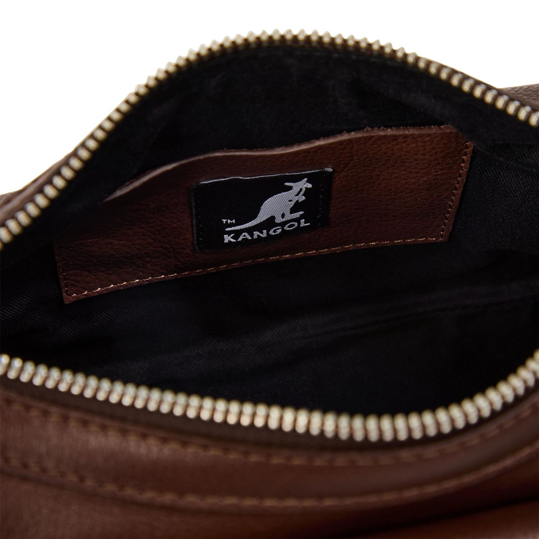 Kangol Utility Hobo with Metal Logo and Strap