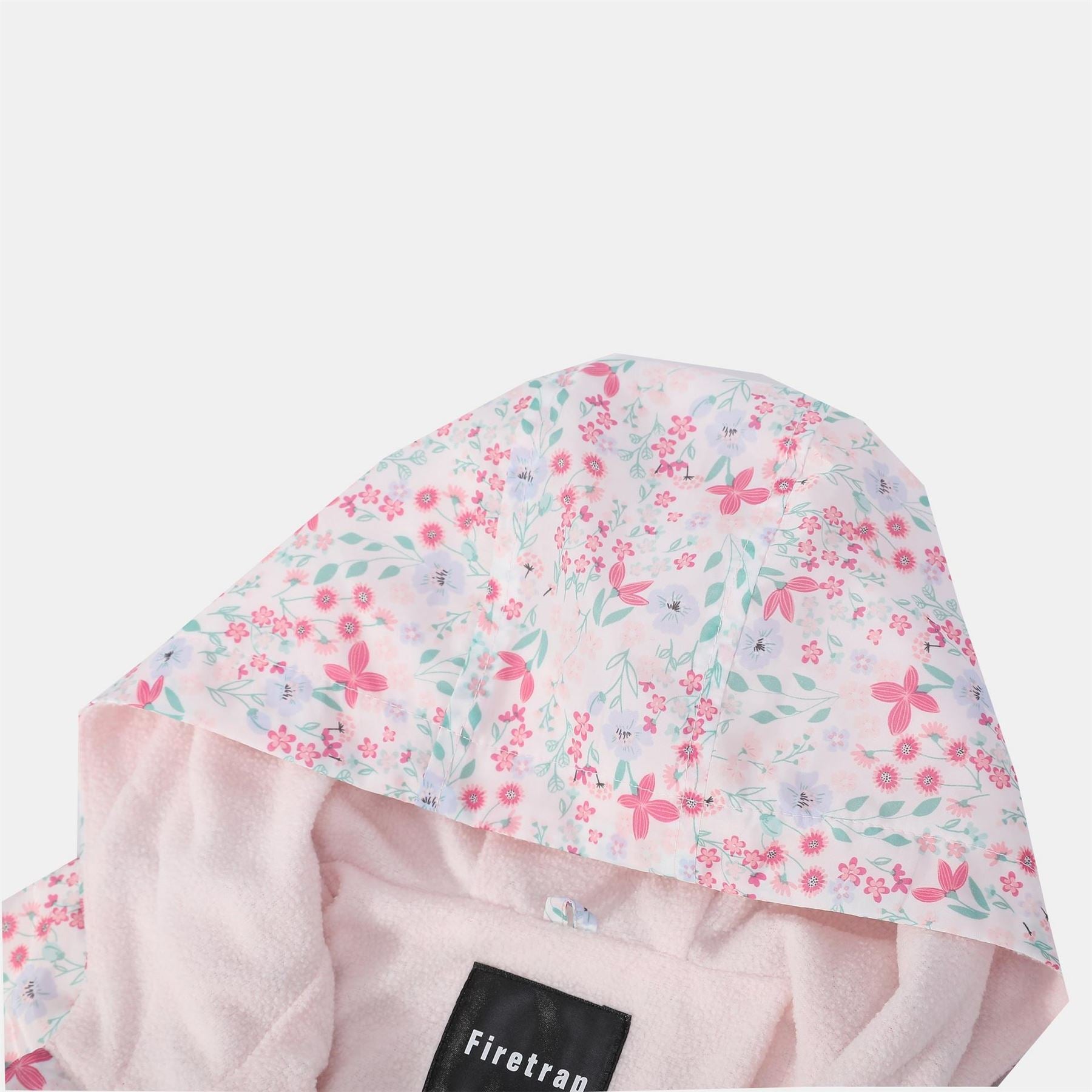 Firetrap Enchanted Blossom Pink Floral Hooded Long Sleeve  Anorak
