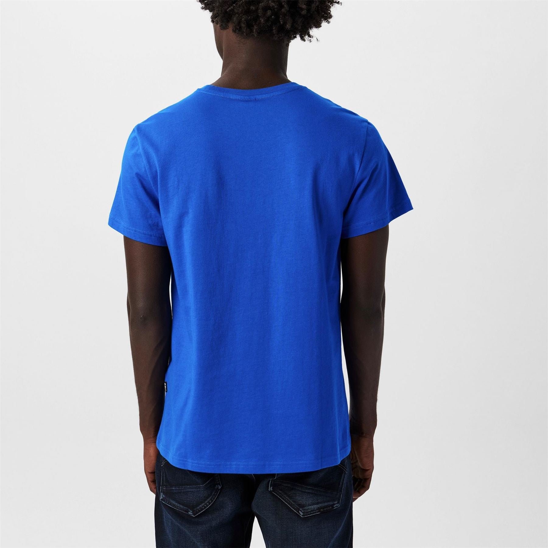 G Star Regular Fit Lettering Crew Neck T-Shirt