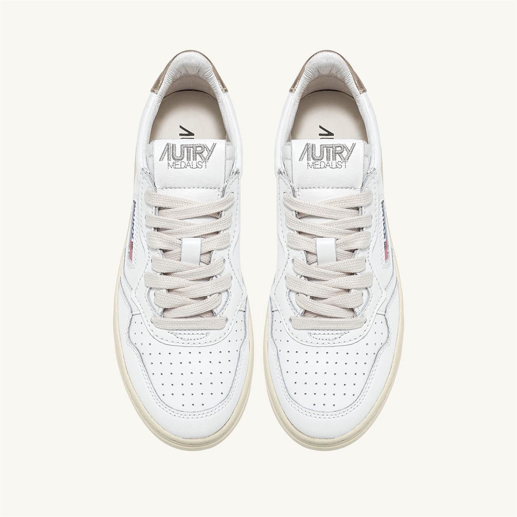Autry Leather Court Trainers