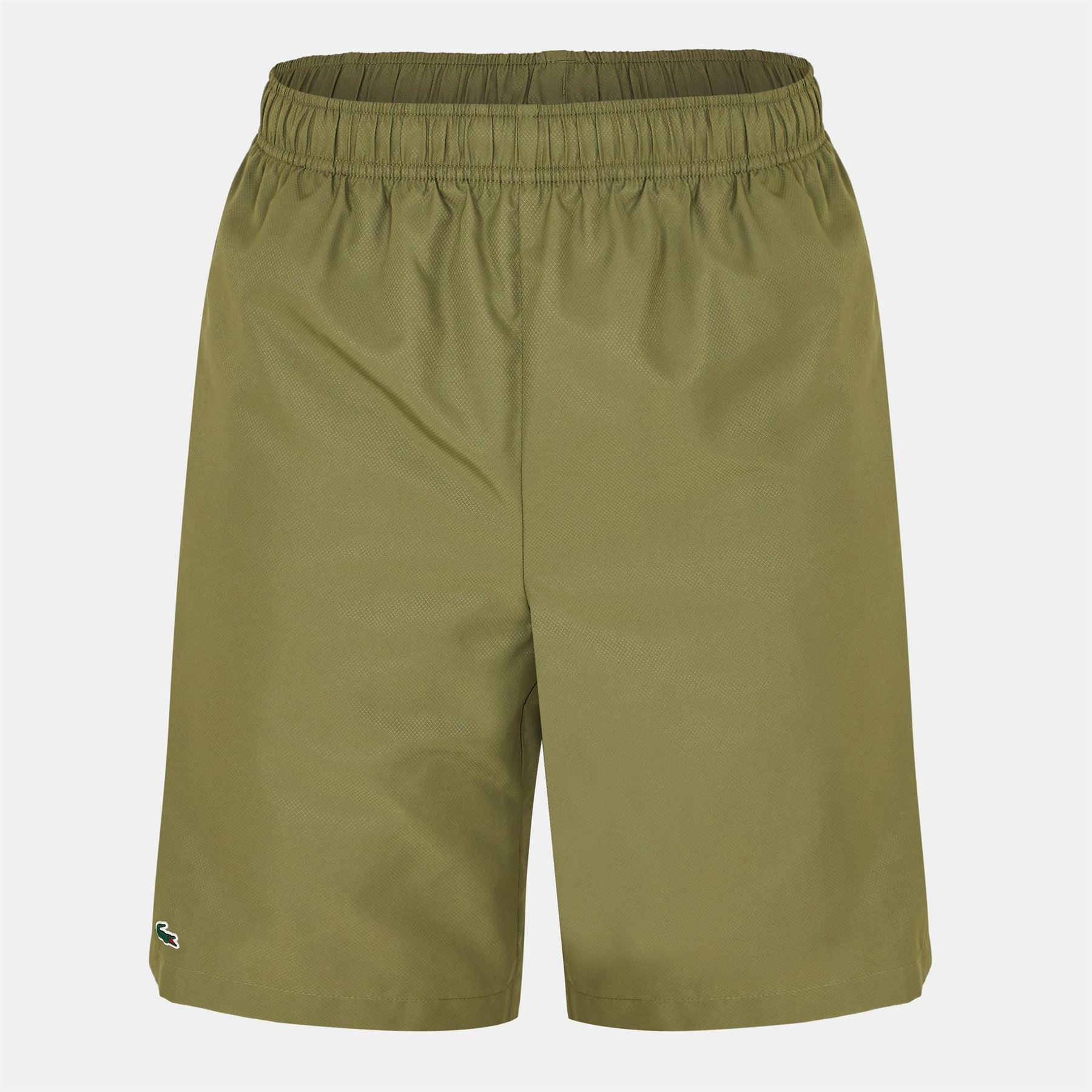Lacoste Solid Bermuda Shorts with Elasticated Waistband