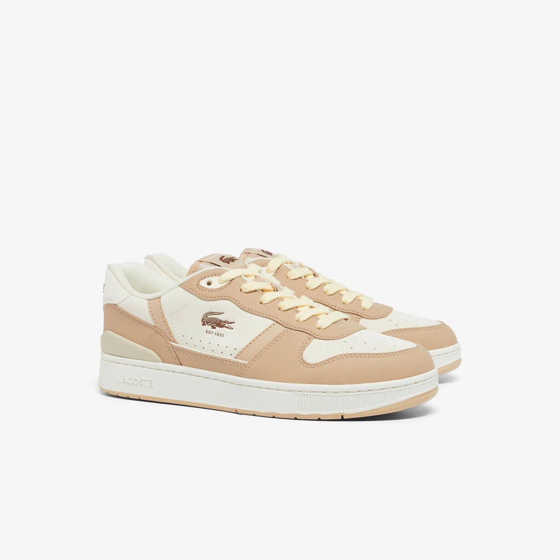Lacoste Camo Patterned Crocodile Print Low Top Sneakers