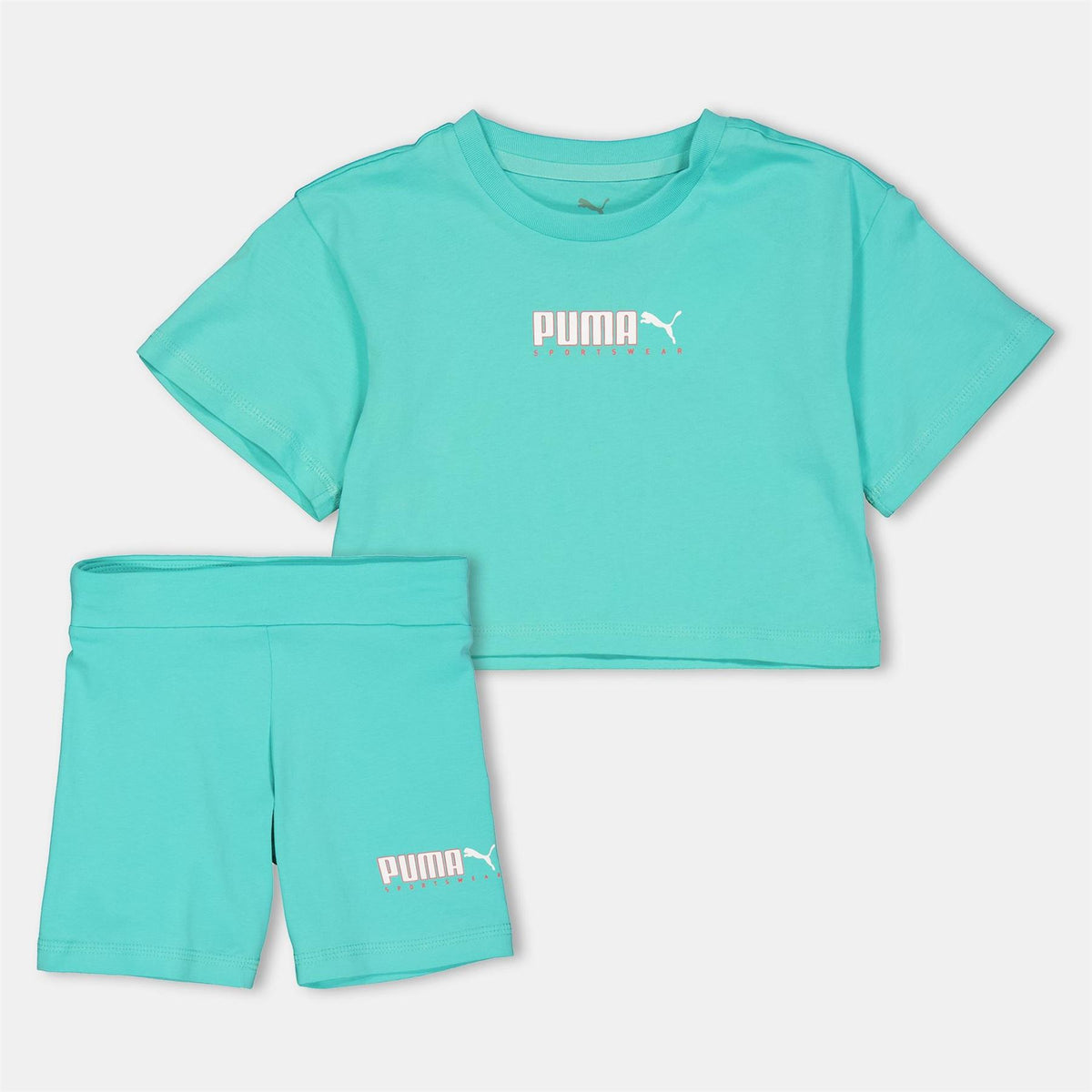 Puma Kids Graphic Top And Legging Sets