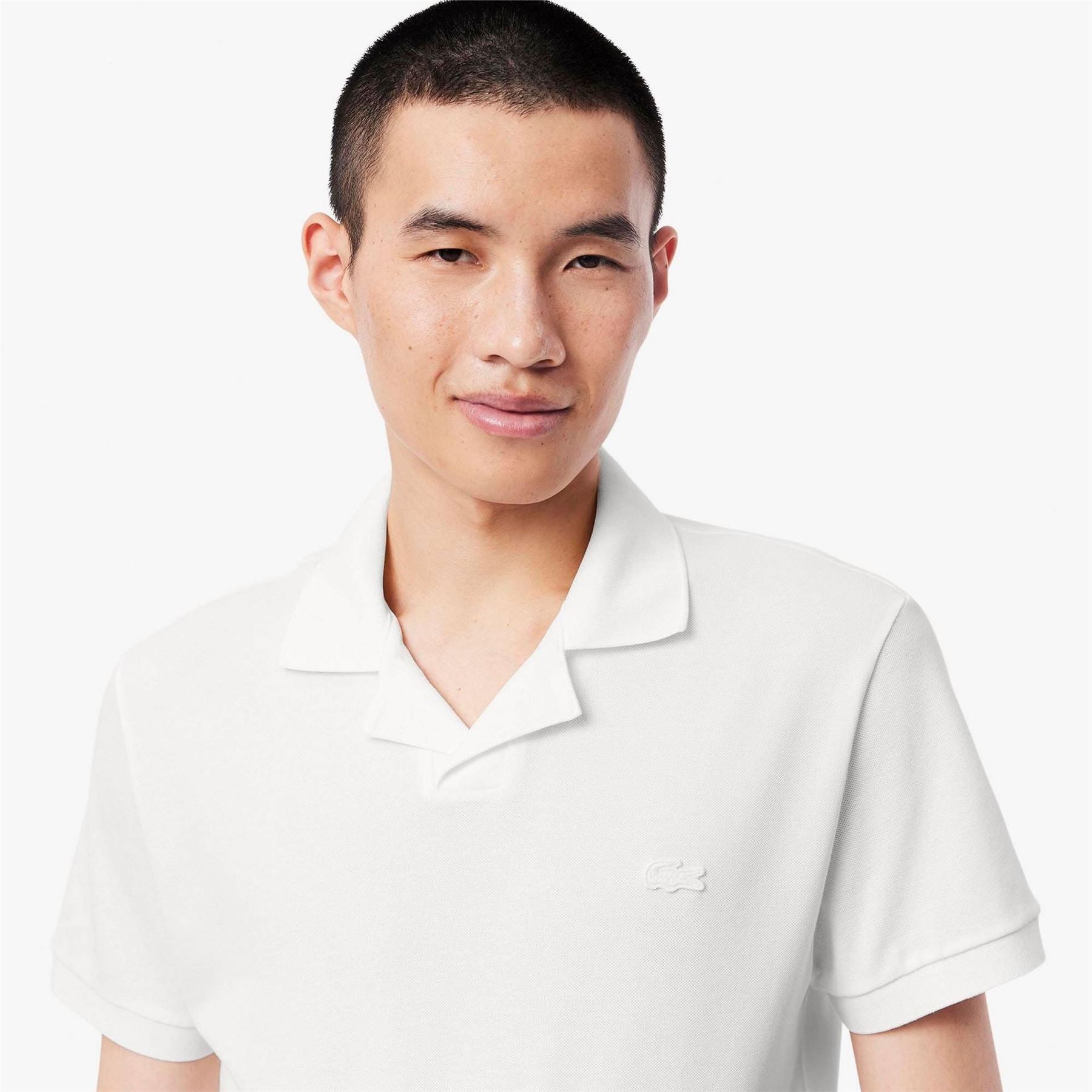 Lacoste Fit Open Neck Paris Polo Shirt