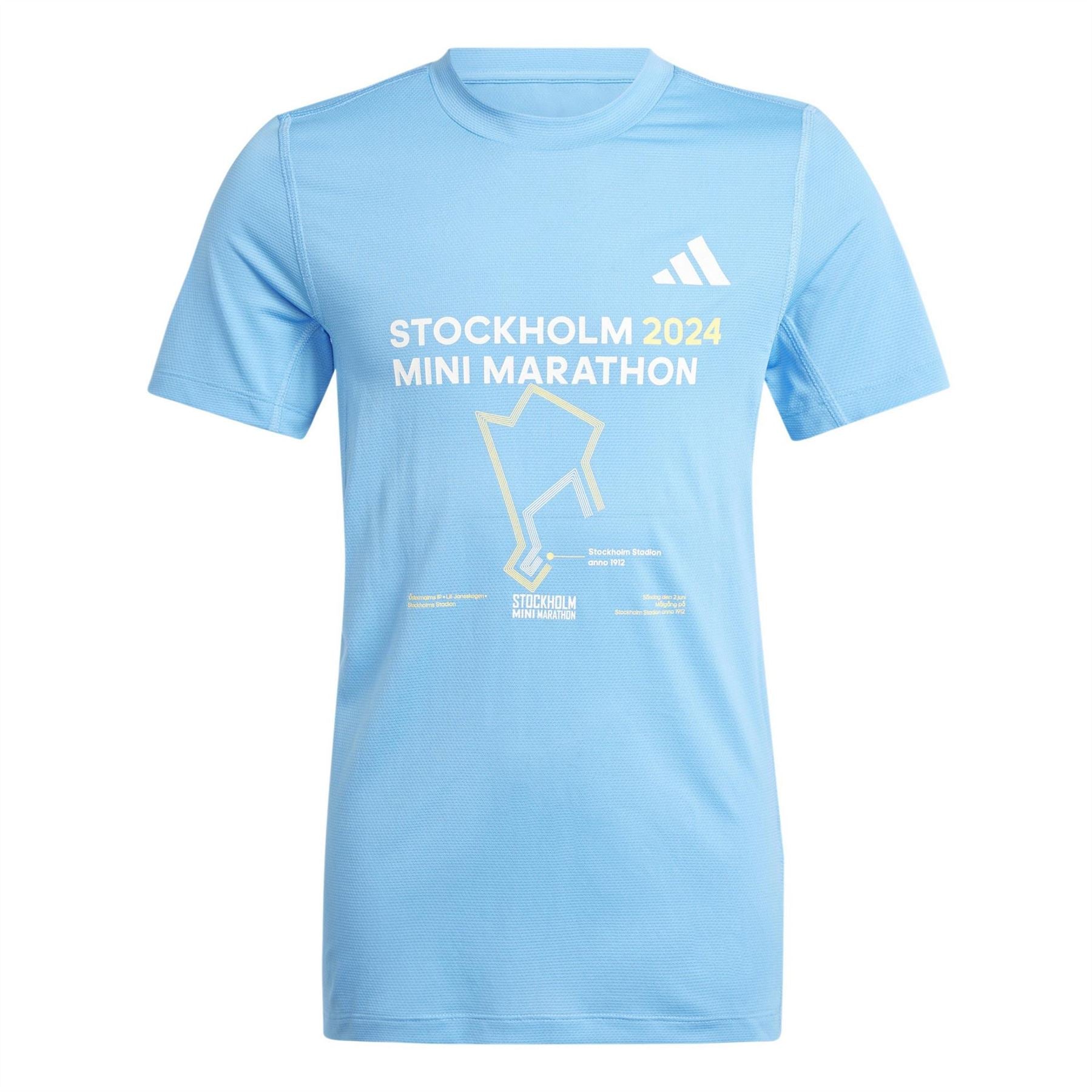 adidas Mini Marathon Short Sleeve Performance Running Top