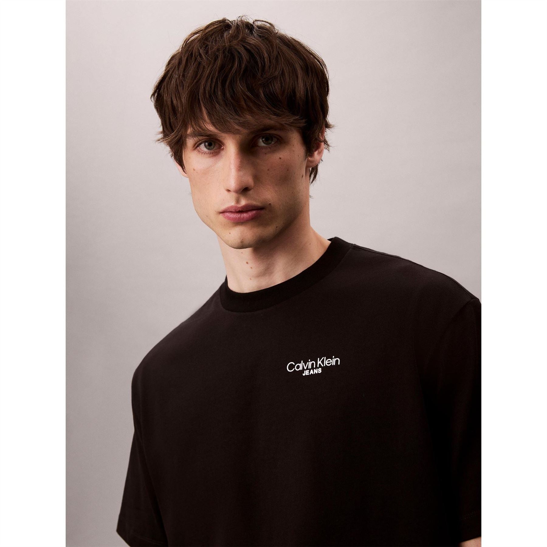 Calvin Klein Jeans Back Print Crew Neck Short Sleeve T-Shirt