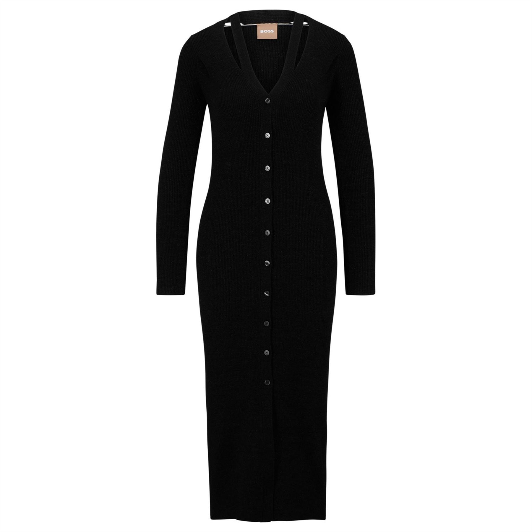 Boss Facene Dress, 100 Percent  Cotton