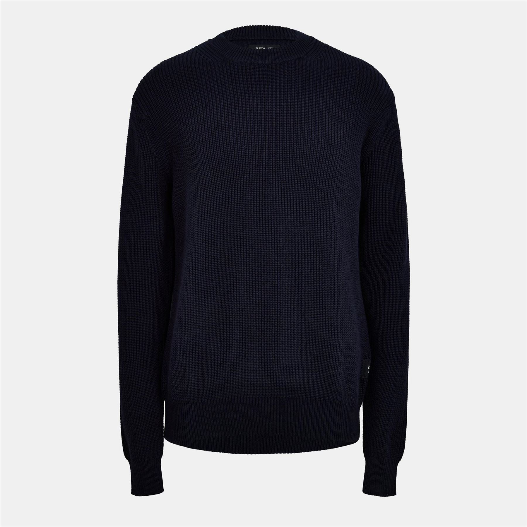 Replay Fisherman Cotton Crew Neck Jumper