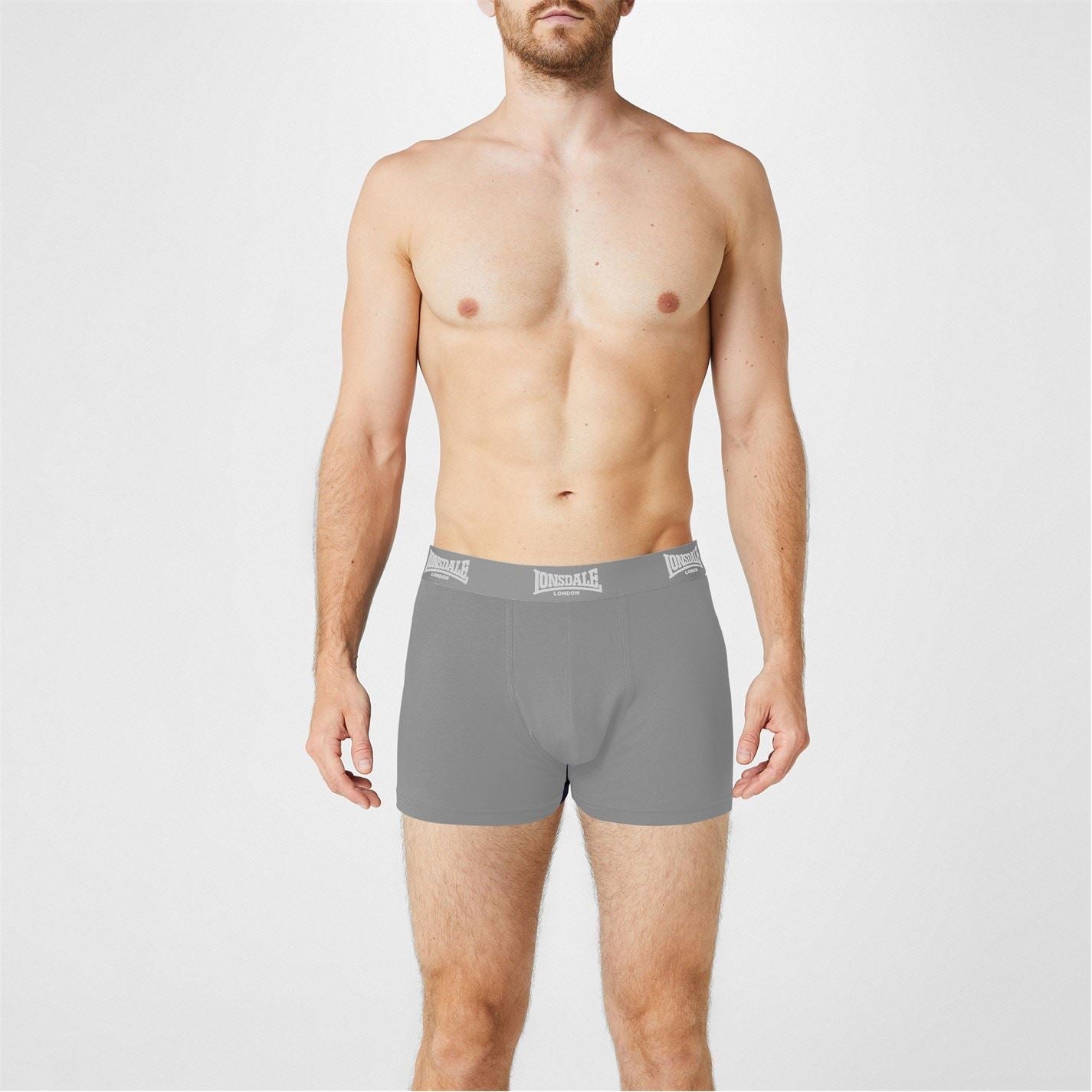 Lonsdale Mens 2 Pack Trunk