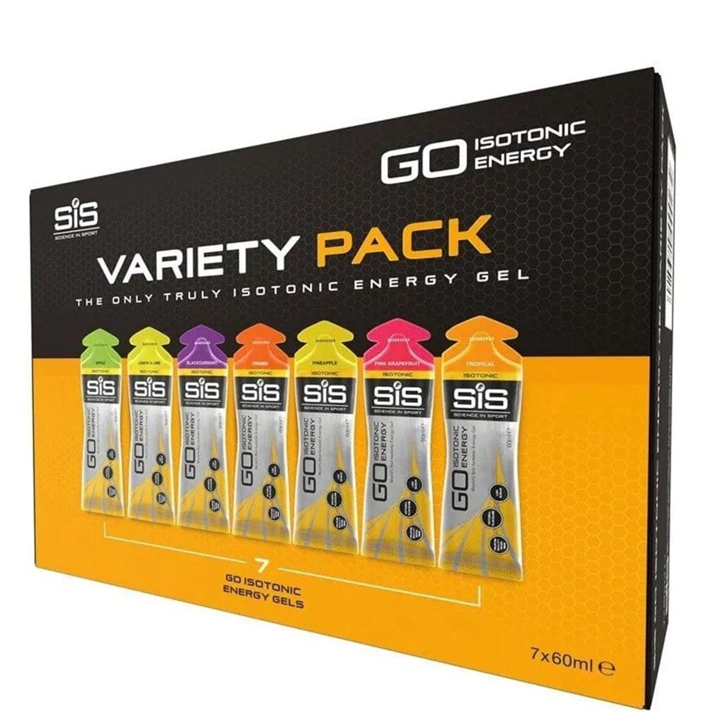 Sis Go Isotonic Energy Variety Pack   7 Gels X 60ml