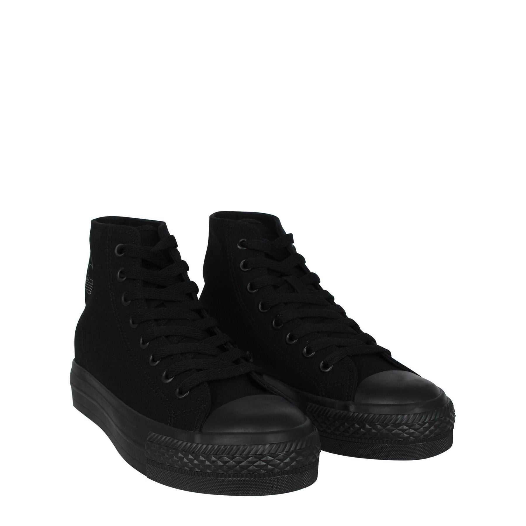 SoulCal Womens Canvasas High Top Platform Trainers