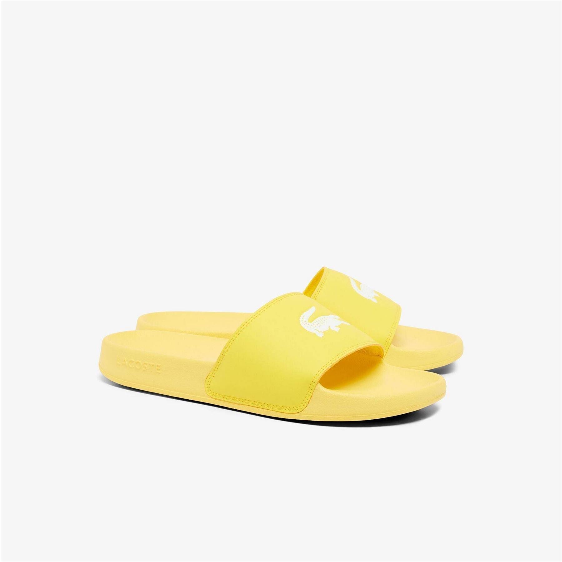 Lacoste Serve Crocodile Print Slide Mules
