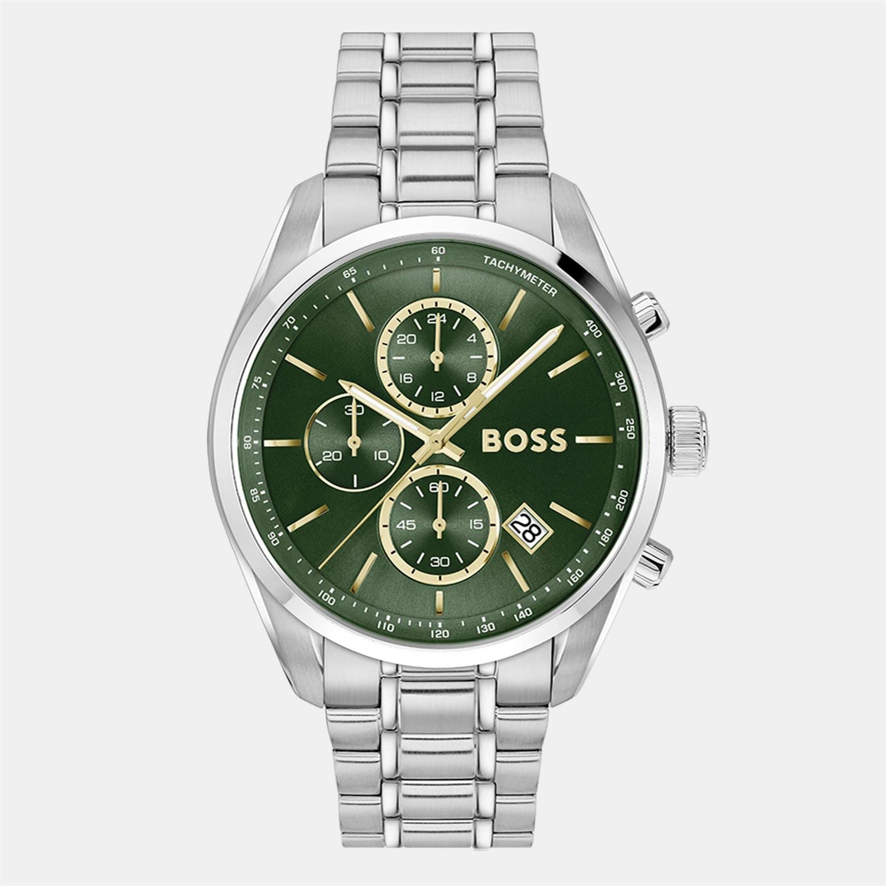 Boss Grand Prix Chronograph With Green Dial