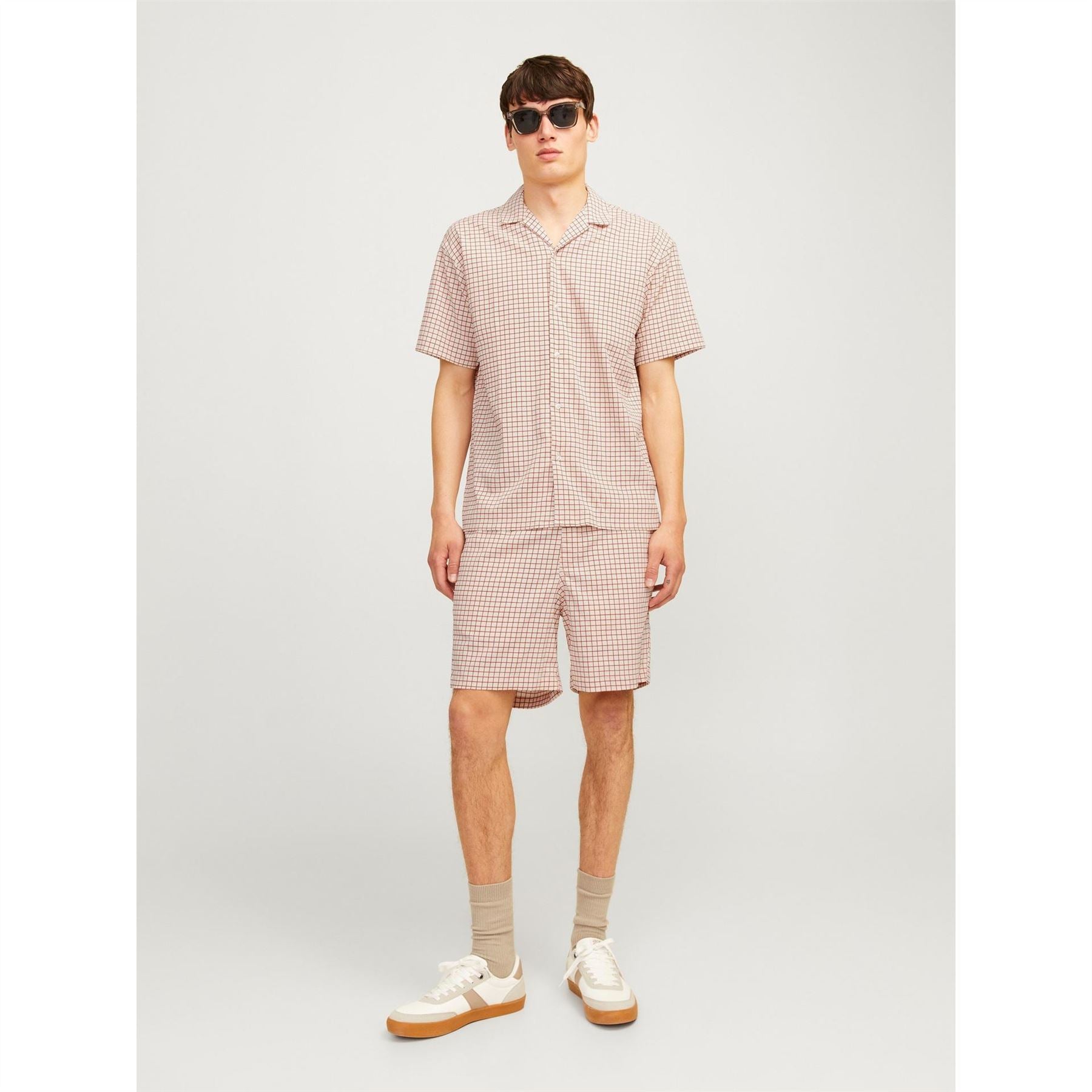 Jack and Jones Textured Sweat Shorts with Elasticated Waistband