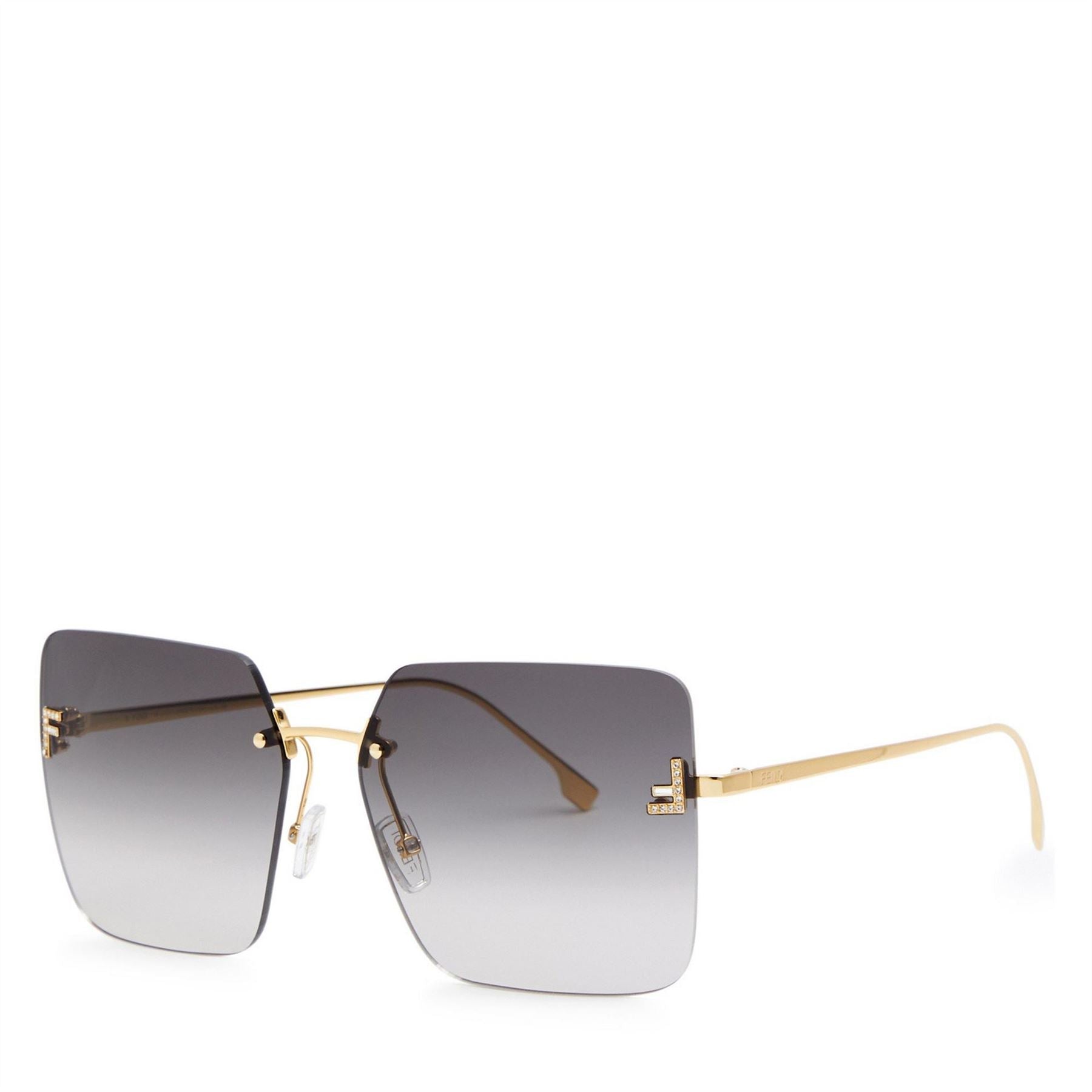 Fendi F Rimless Metal sg