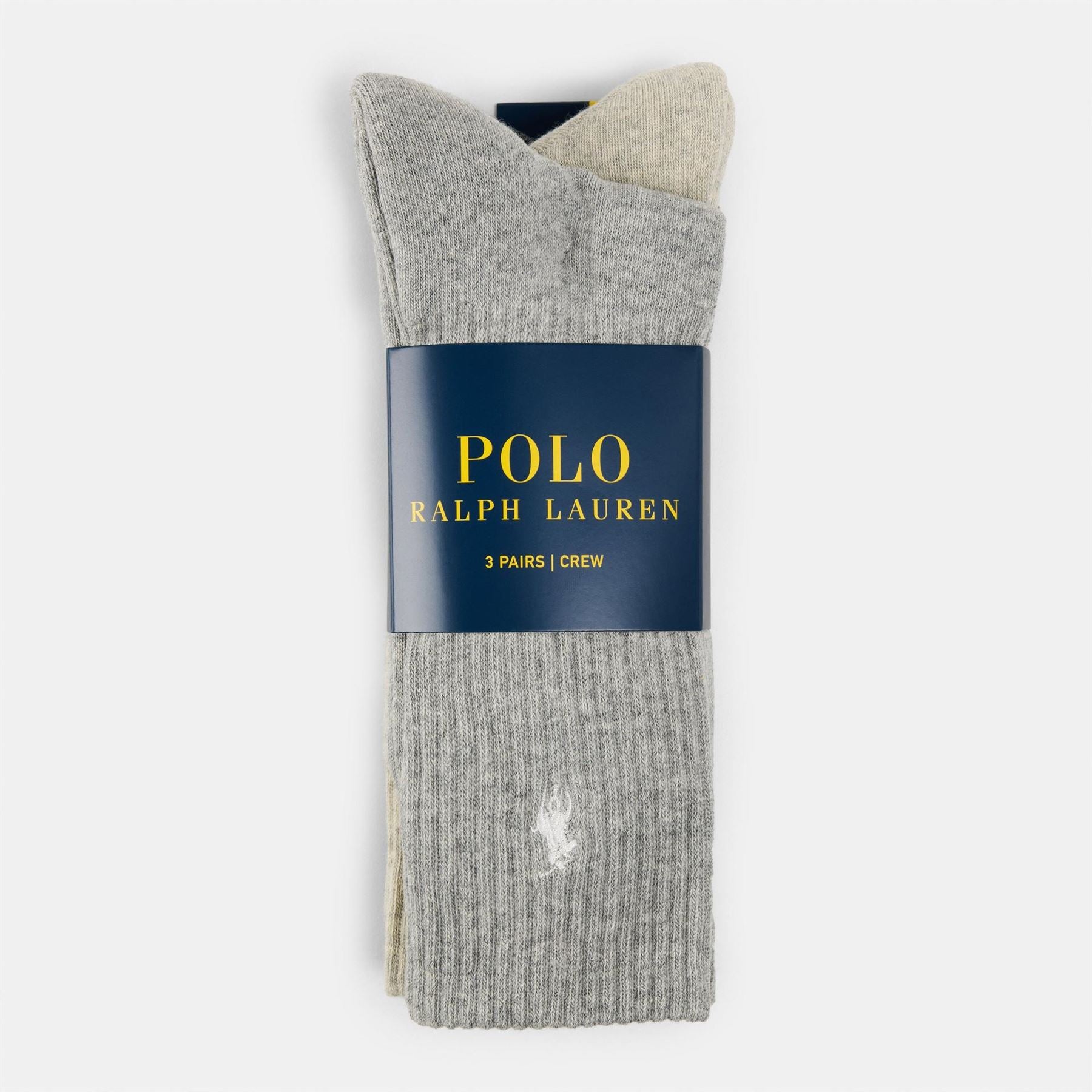 Polo Ralph Lauren 3 Pack Tonal Crew Long Socks